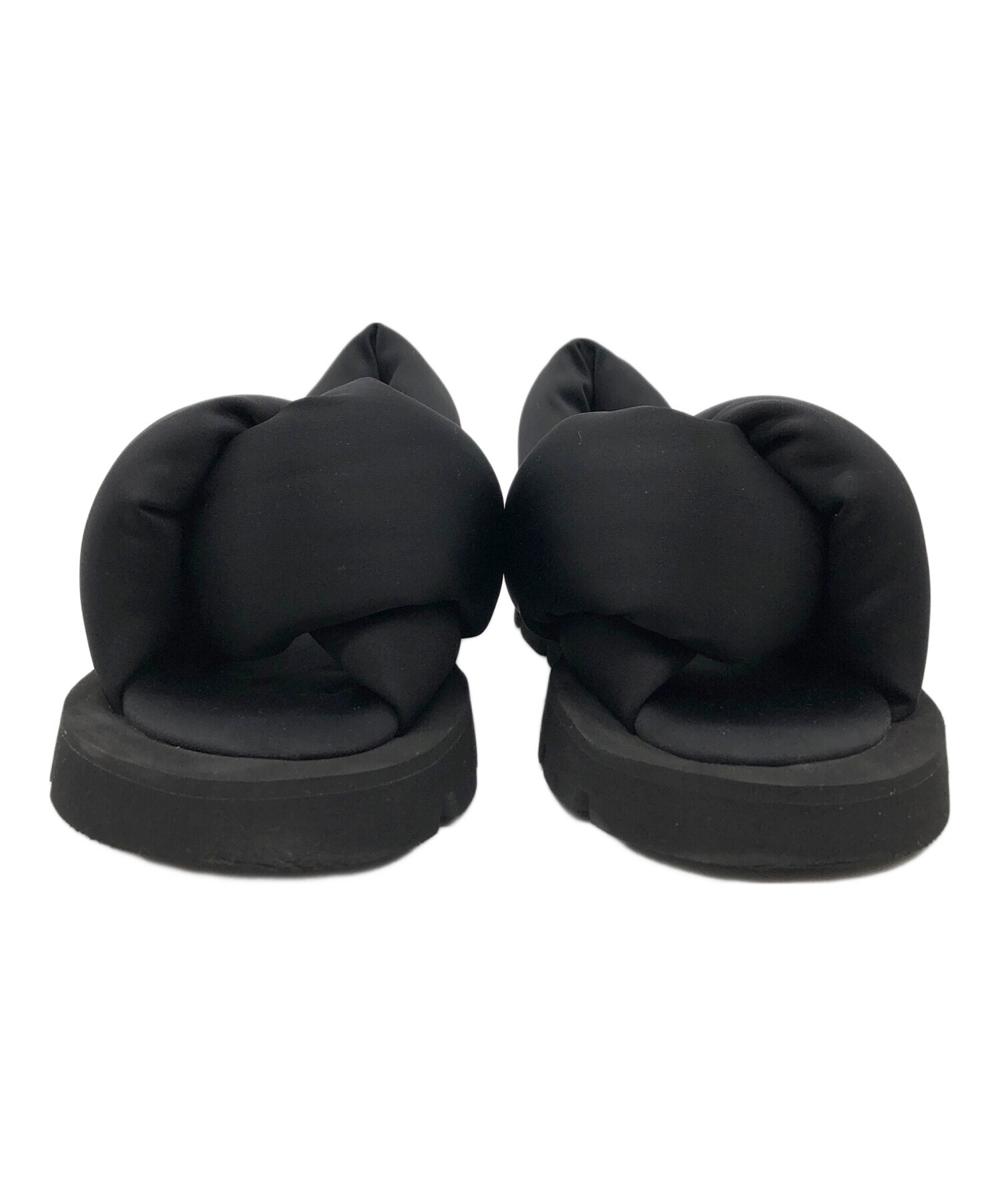 ENFOLD ブラック サンダル ENFOLD ブラック サンダル ENFOLD(エンフォルド) サンダル ブラック