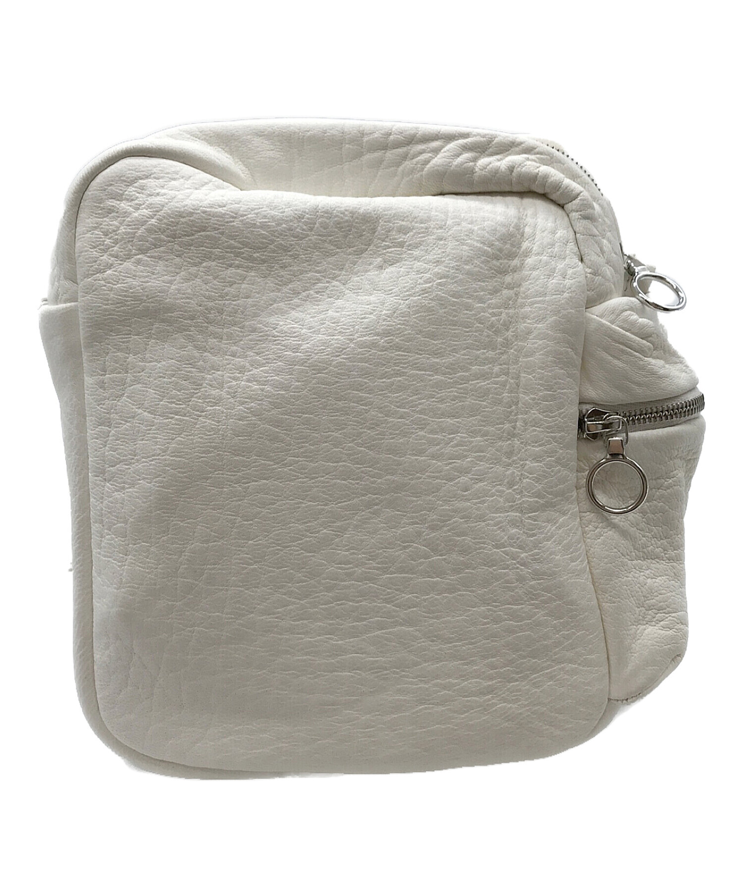 中古・古着通販】Aeta (アエタ) DEER LEATHER SHOULDER POUCH ホワイト 