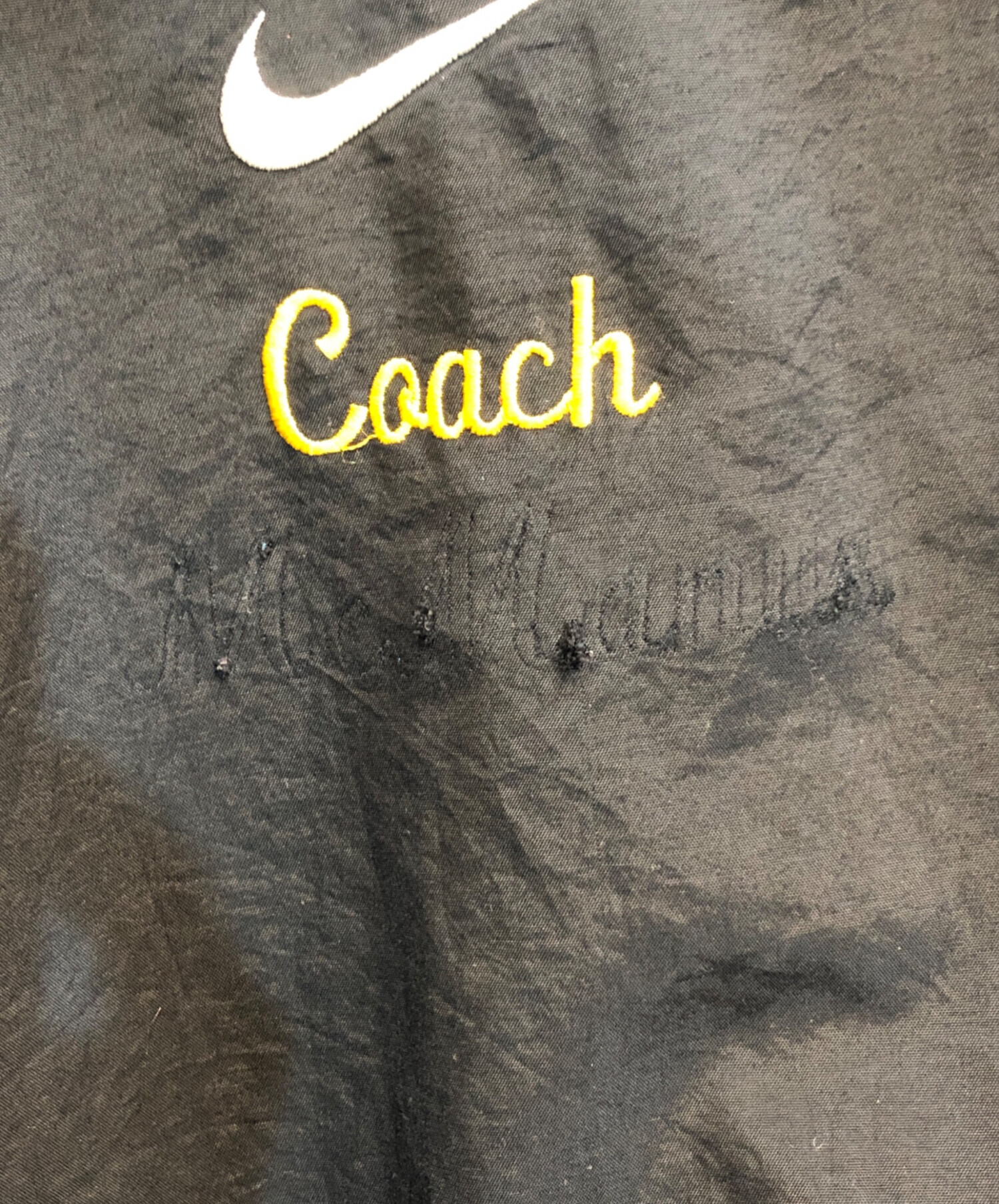 中古・古着通販】NIKE (ナイキ) 00s ナイロンジャケット ブラック