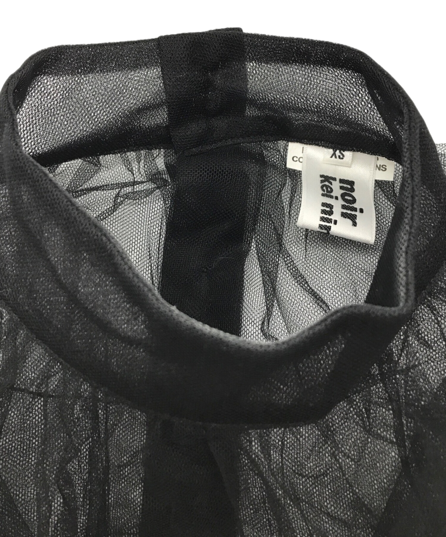 Noir kei ninomiya チュール長袖トップス noir kei ninomiya(ノワールケイニノミヤ) チュールカットソー3N