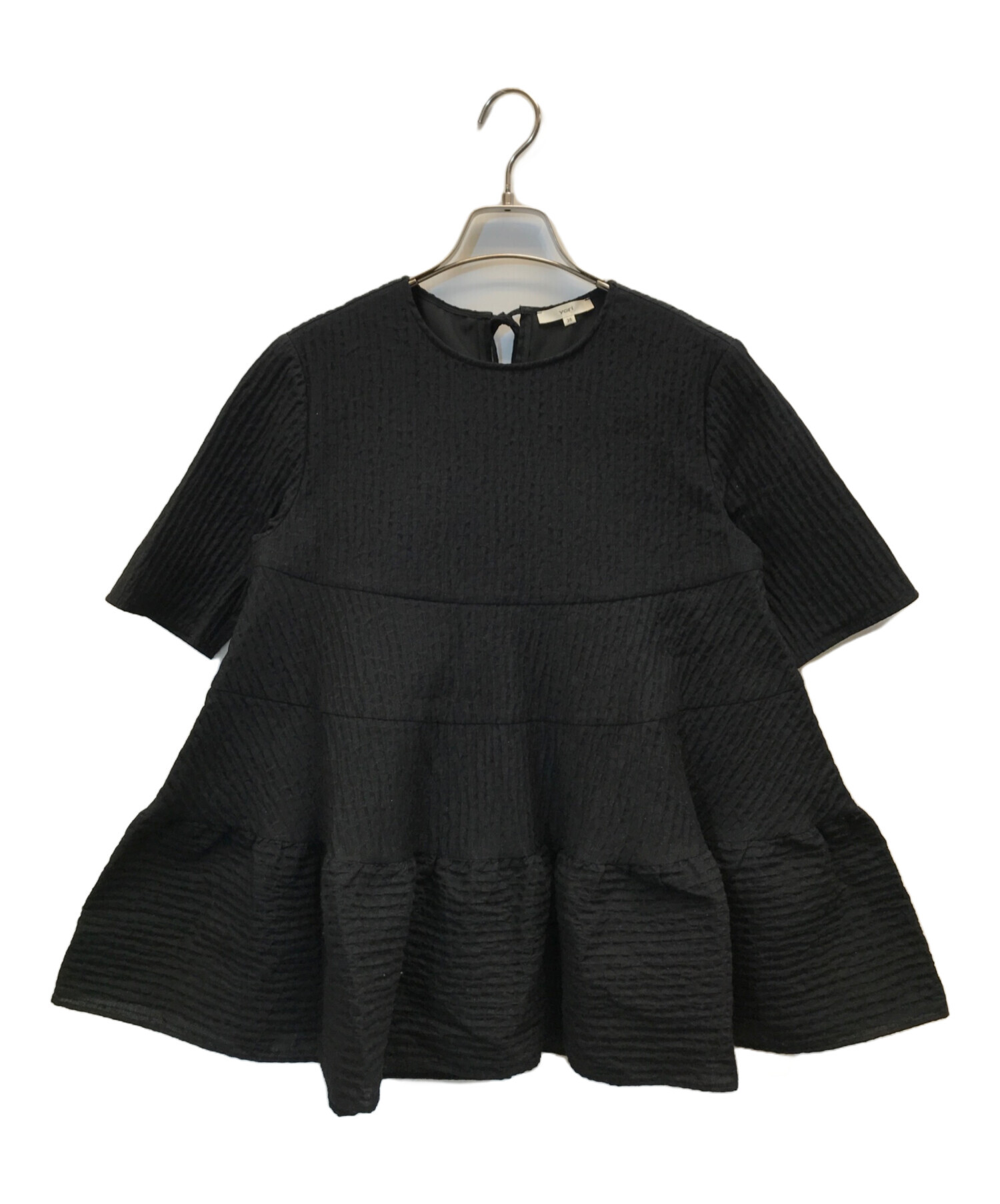 yori ヨリ フクレティアードブラウス カットソー ピンク 36サイズ yori