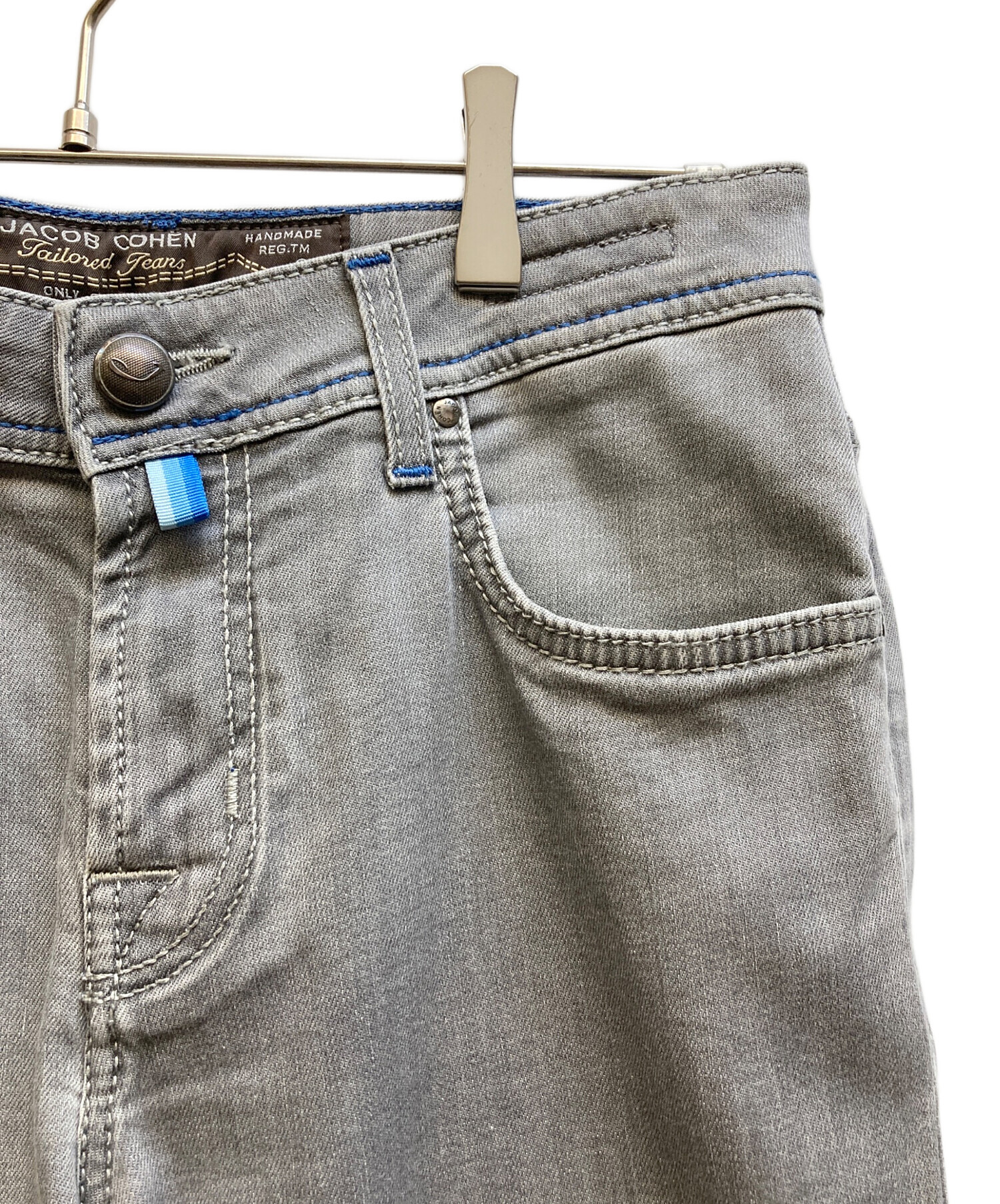 中古・古着通販】JACOB COHEN (ヤコブコーエン) デニムパンツ グレー