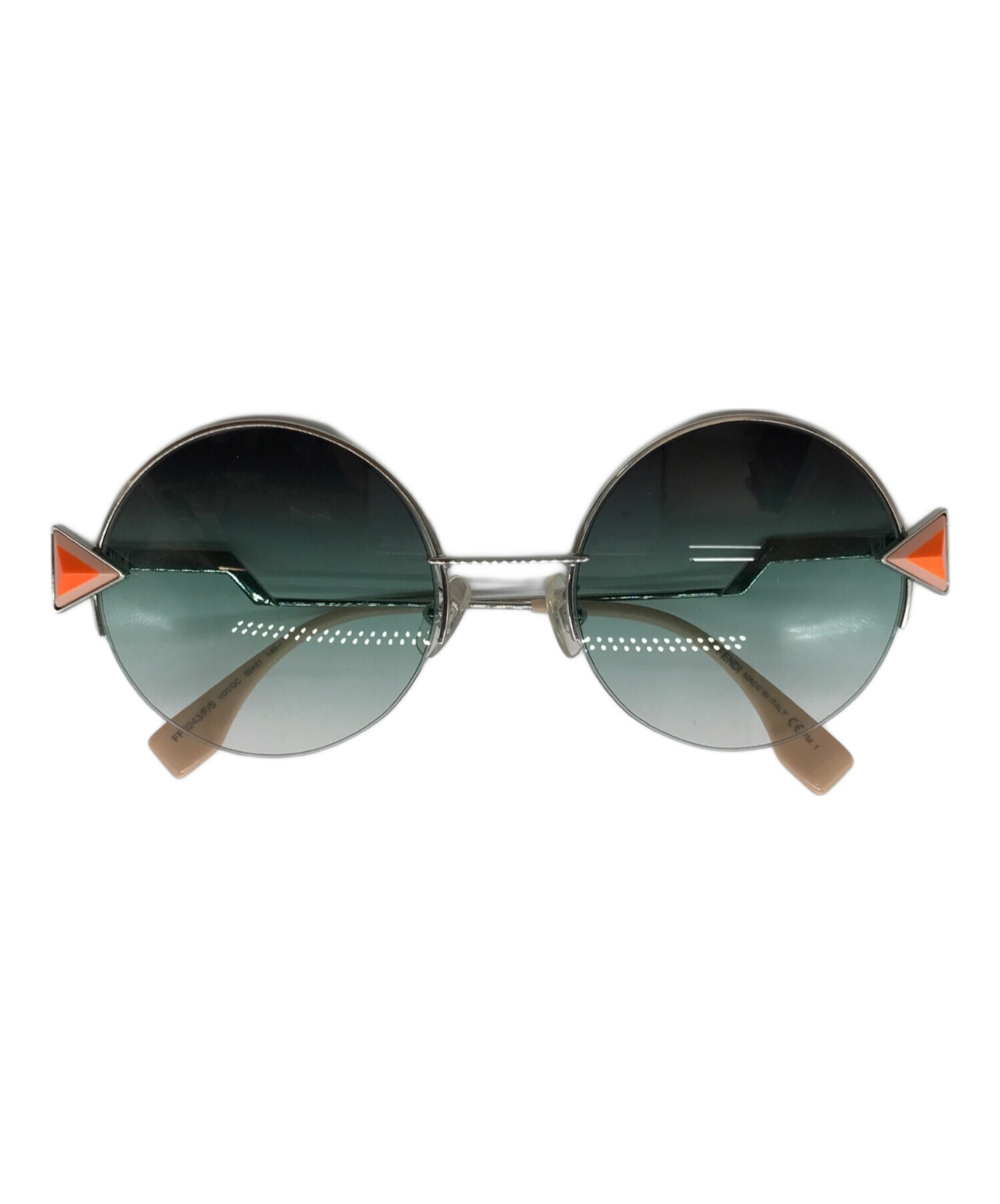 中古・古着通販】FENDI (フェンディ) ラウンドフレームサングラス