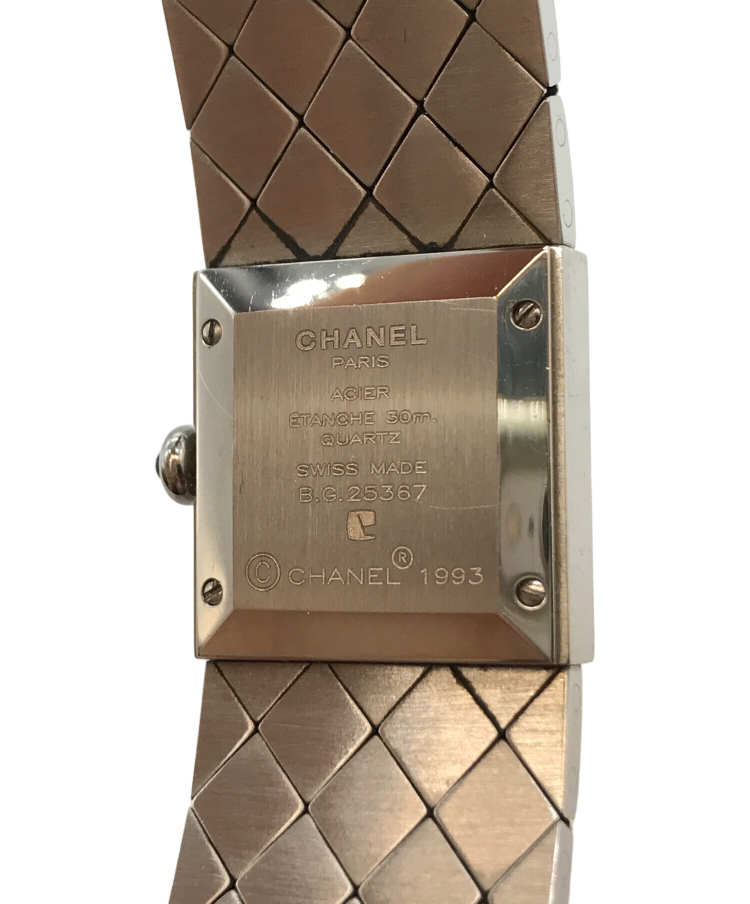 中古・古着通販】CHANEL (シャネル) マトラッセ ダイヤベゼルリスト 