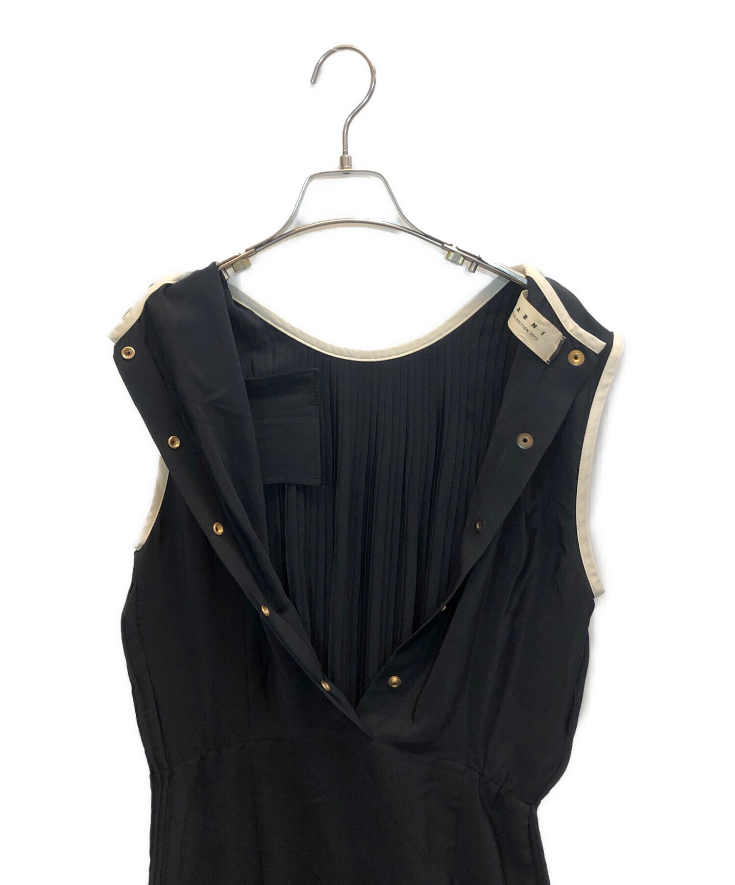 中古・古着通販】MARNI (マルニ) パイピングノースリーブワンピース
