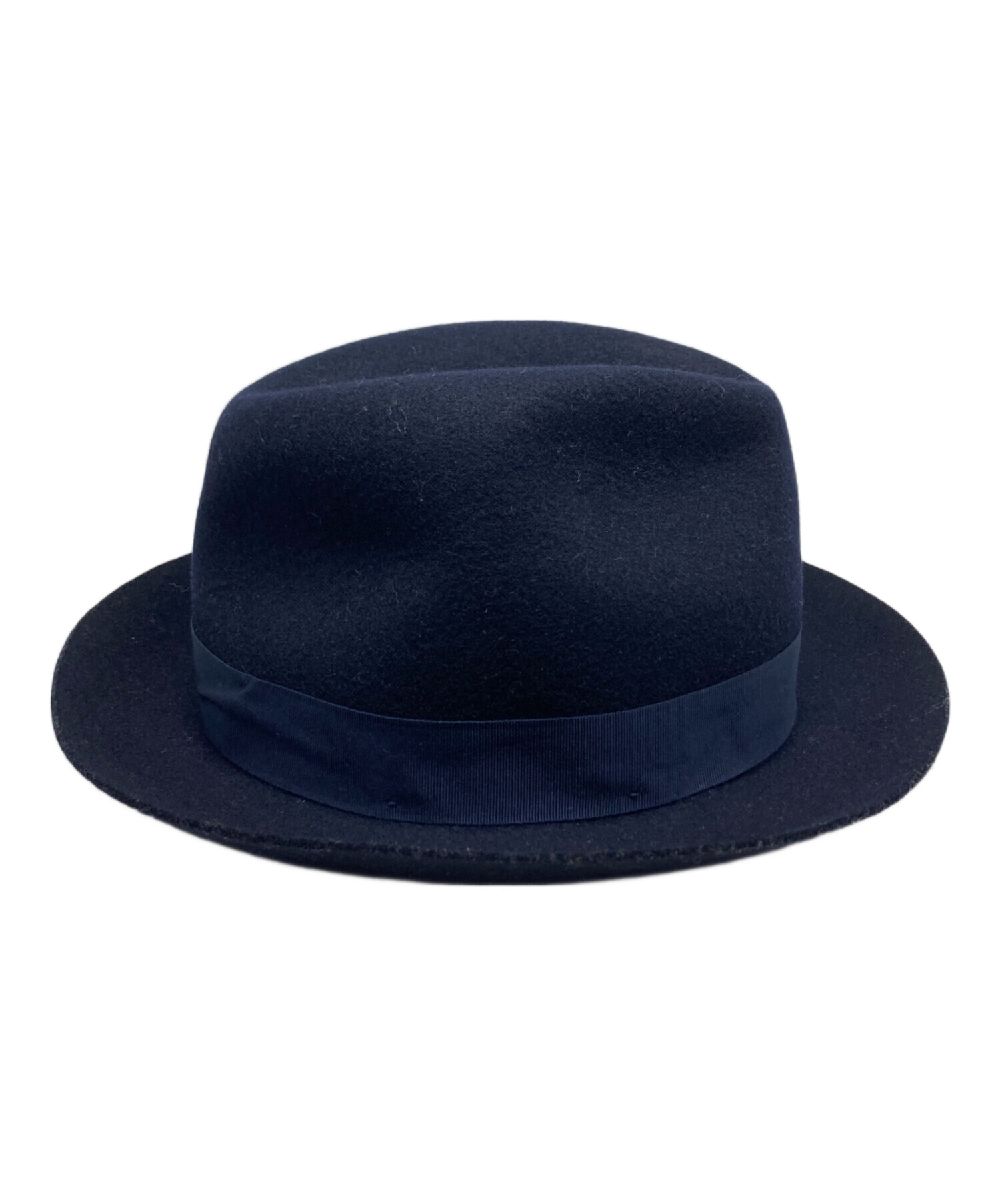 中古・古着通販】BORSALINO (ボルサリーノ) ウールハット ネイビー