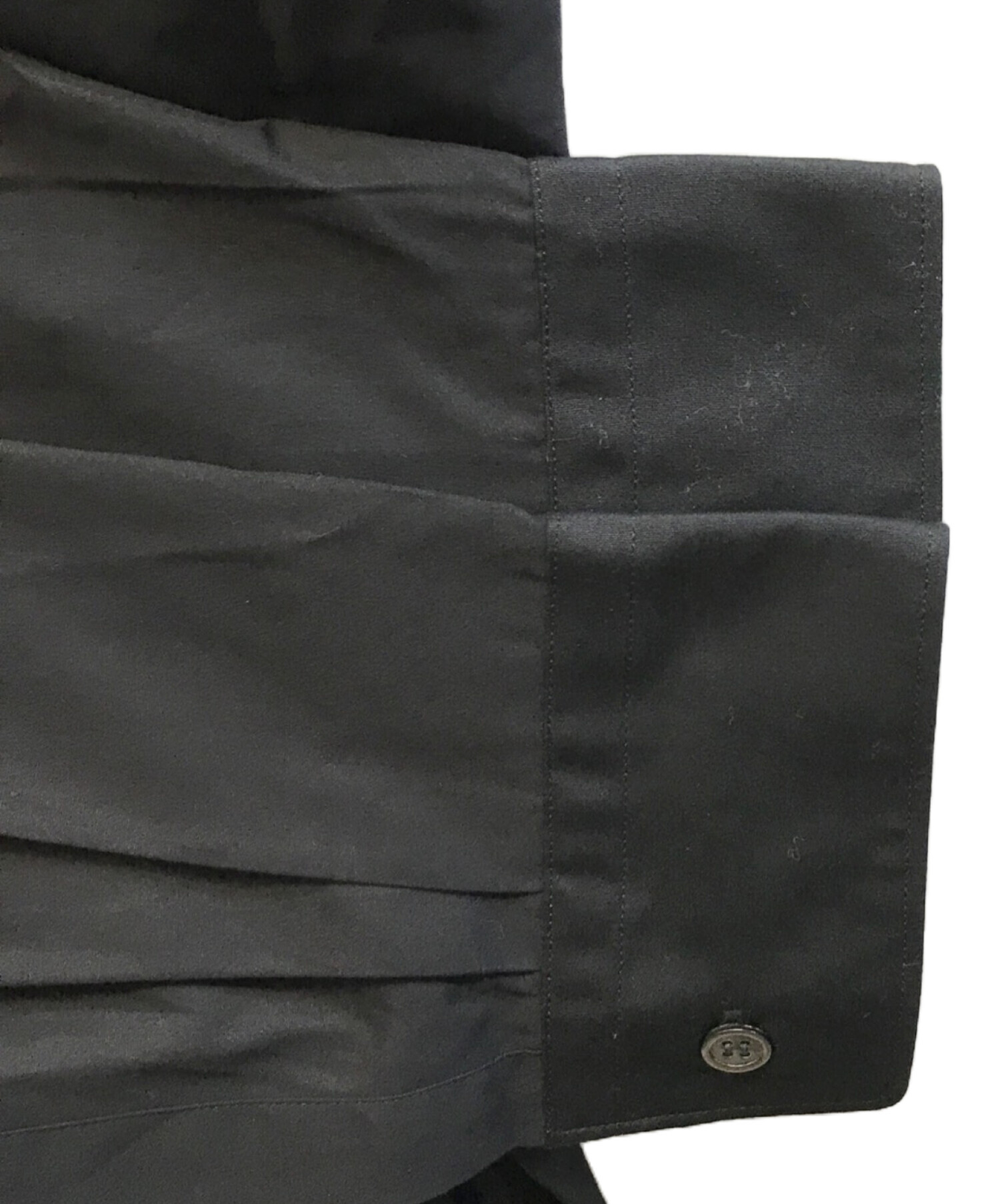 HOMME DEUX 2ndタイプドッキングシャツ黒 HOMME DEUX 2ndタイプ