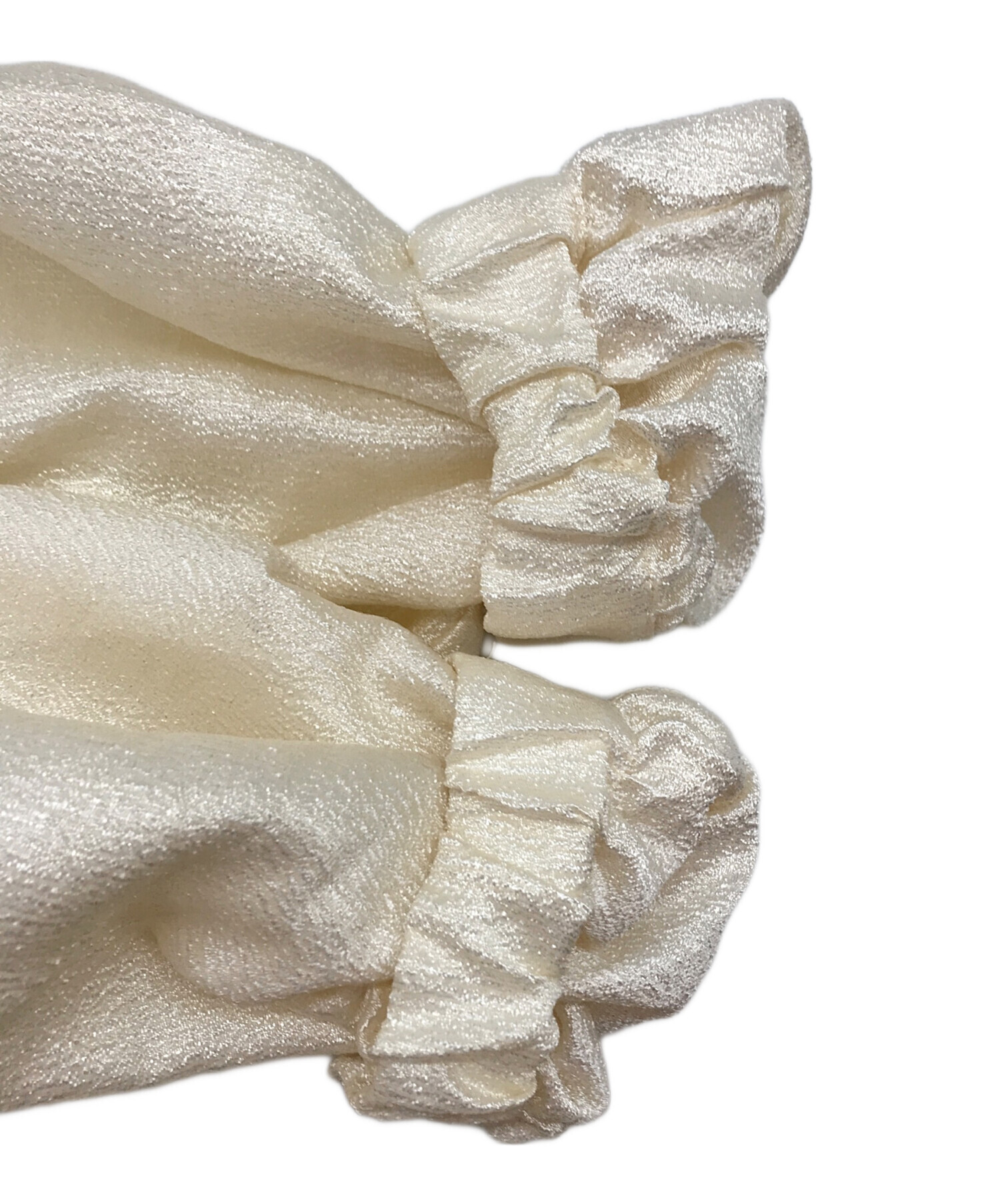 yori シャイニーパフブラウス ゴールド36 【公式通販】