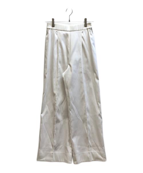 中古・古着通販】yori (ヨリ) ノンアイロンワイドパンツ ホワイト
