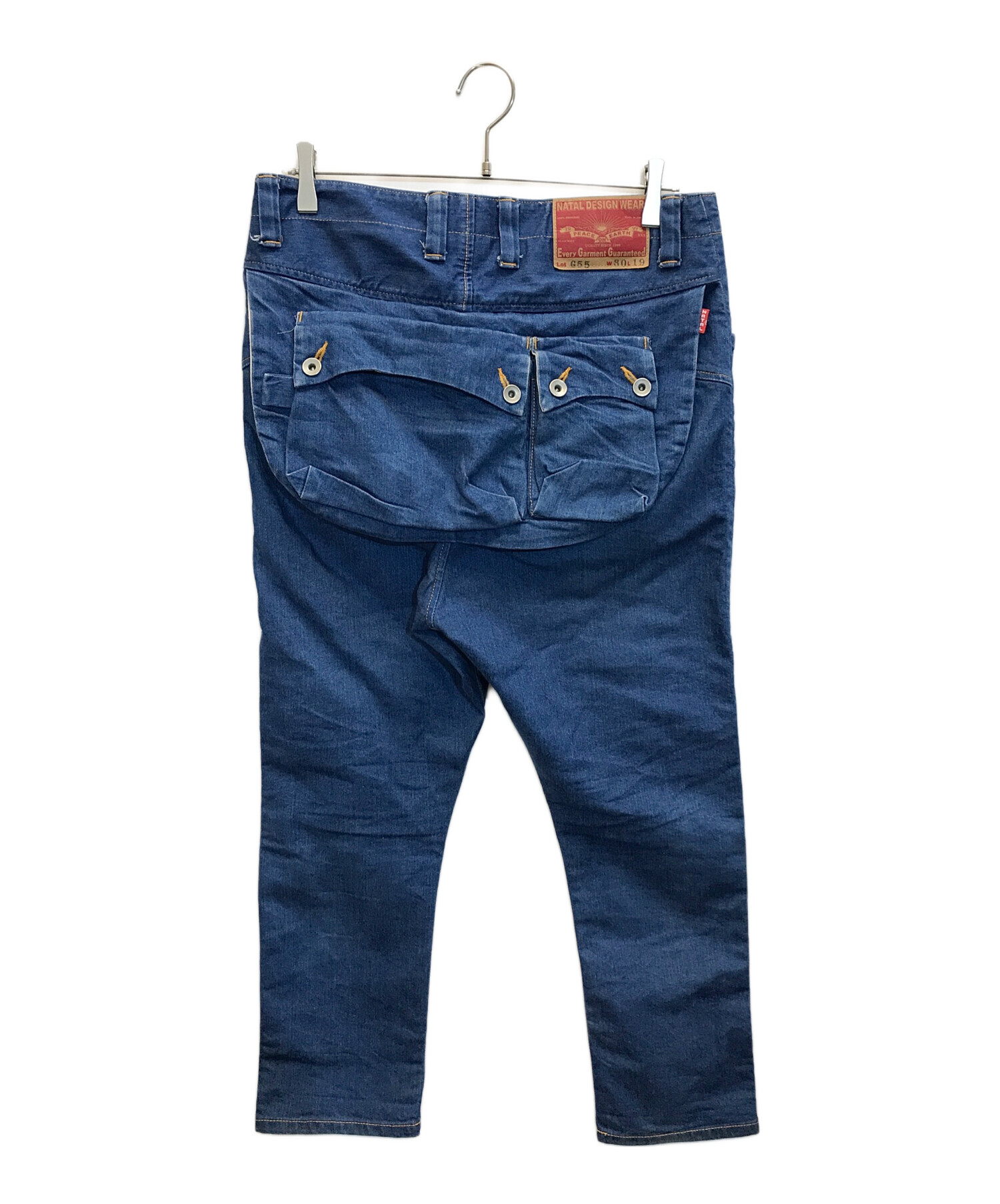 ＊NATAL DESIGN ヒップポケット サルエルパンツ ワークパンツ M NATAL DESIGN ヒップポケット サルエルパンツ ワークパンツ M NATAL