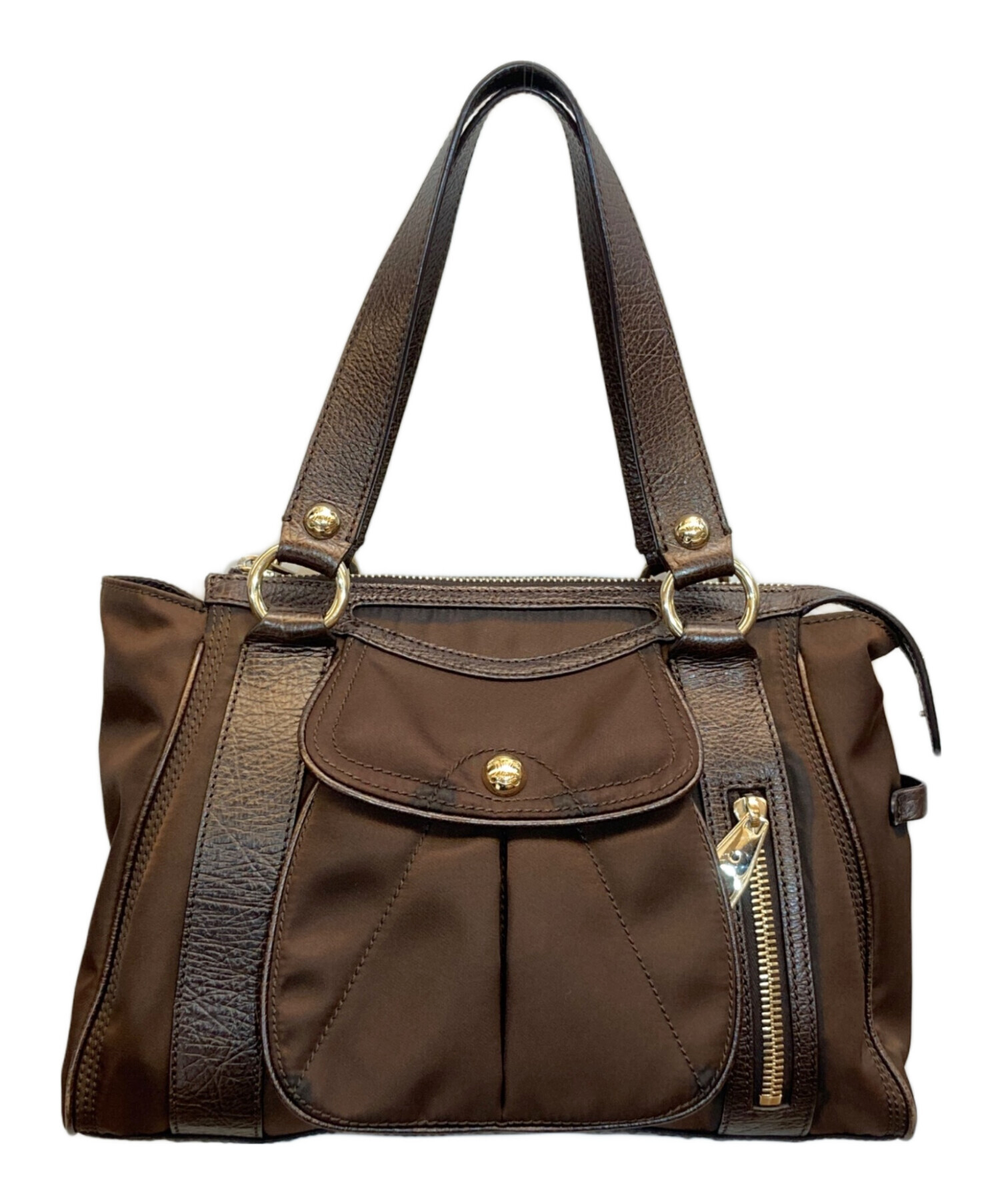 中古・古着通販】CELINE (セリーヌ) ナイロン/レザーコンビバッグ 