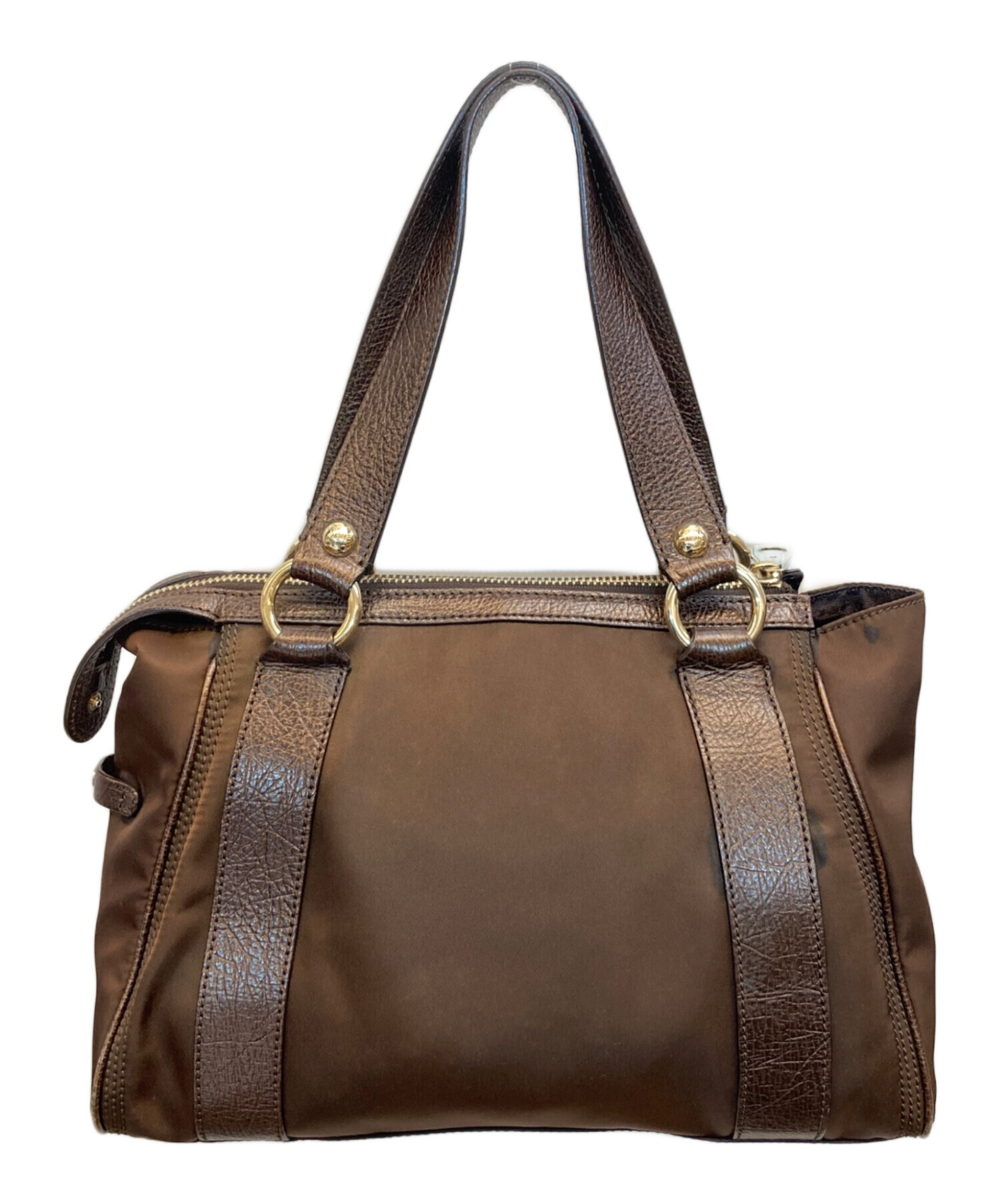 中古・古着通販】CELINE (セリーヌ) ナイロン/レザーコンビバッグ 