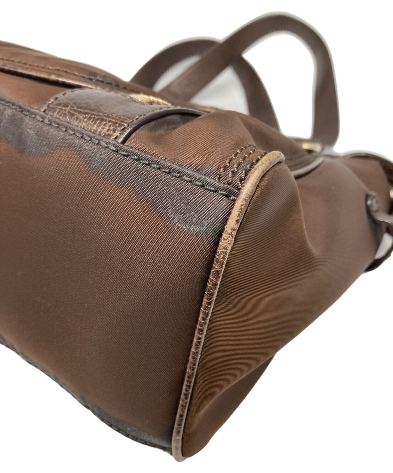 中古・古着通販】CELINE (セリーヌ) ナイロン/レザーコンビバッグ 