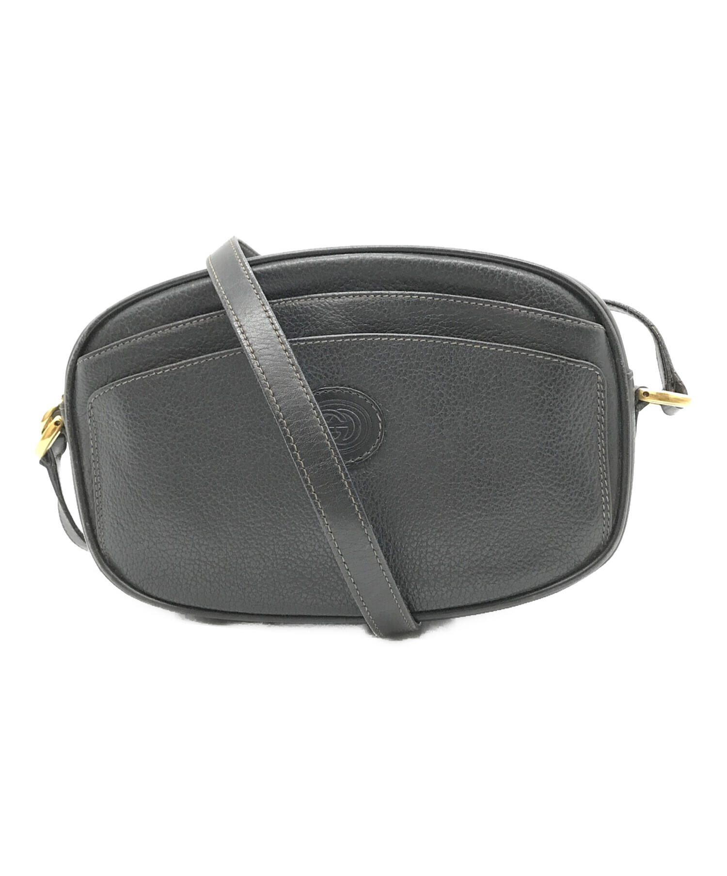 中古・古着通販】GUCCI (グッチ) OLD GUCCI レザーショルダーバッグ 