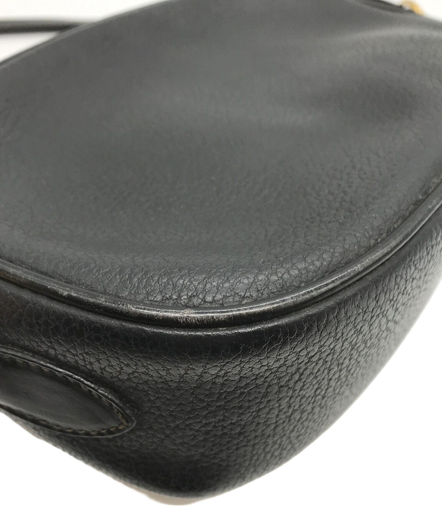 中古・古着通販】GUCCI (グッチ) OLD GUCCI レザーショルダーバッグ