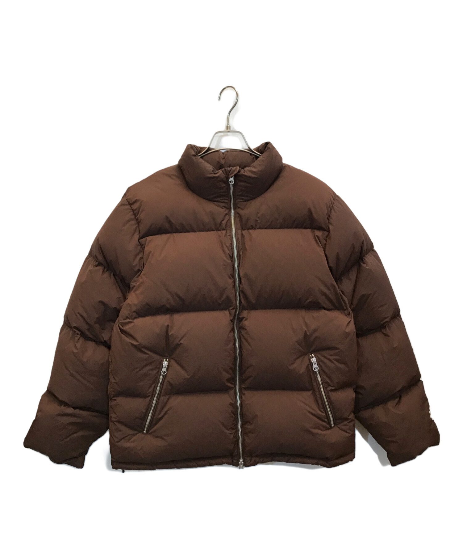 中古・古着通販】stussy (ステューシー) Down Puffer Nylon ブラウン