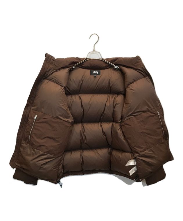 中古・古着通販】stussy (ステューシー) Down Puffer Nylon ブラウン