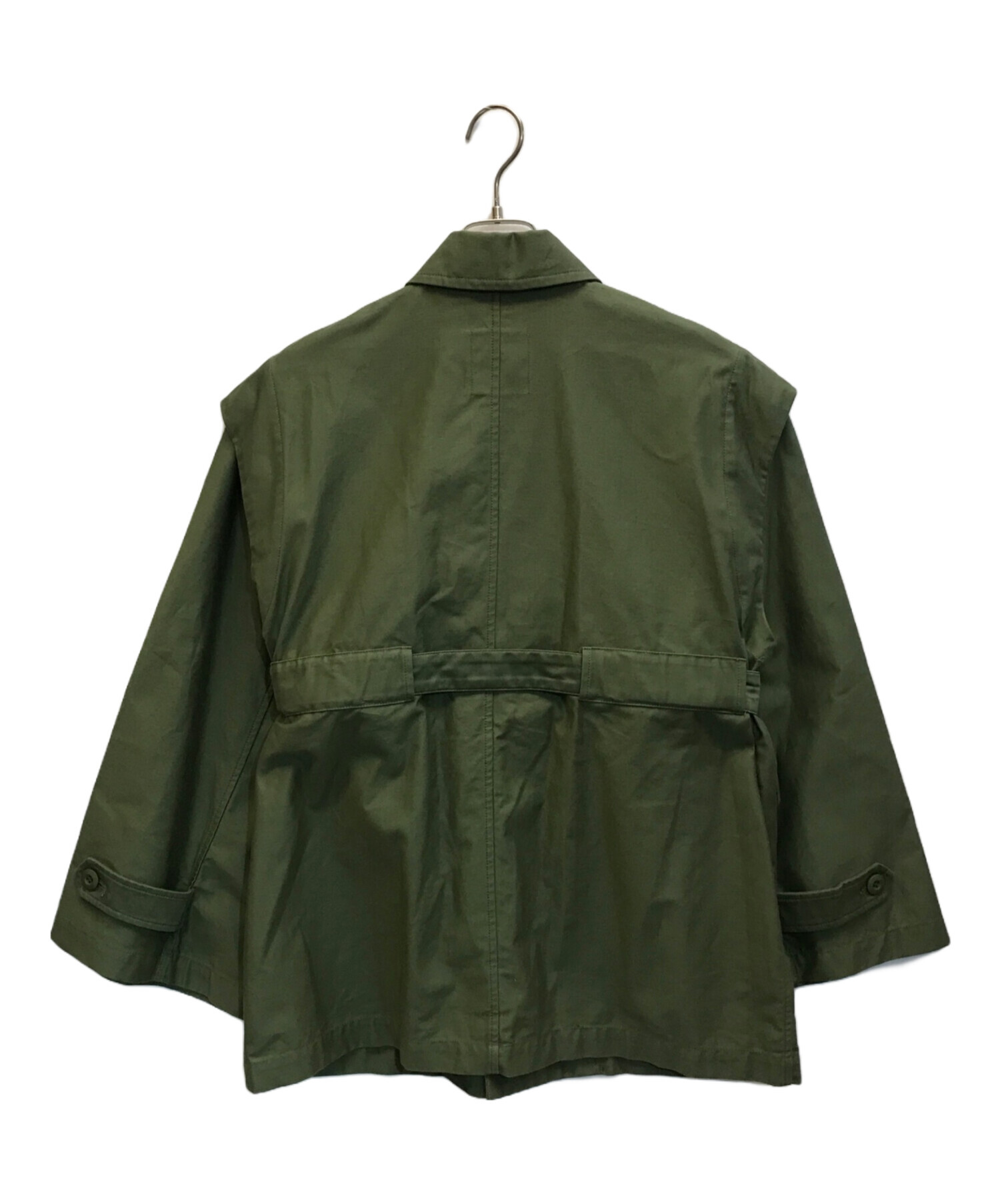 中古・古着通販】CLANE (クラネ) 2WAY MILITARY JACKET グリーン