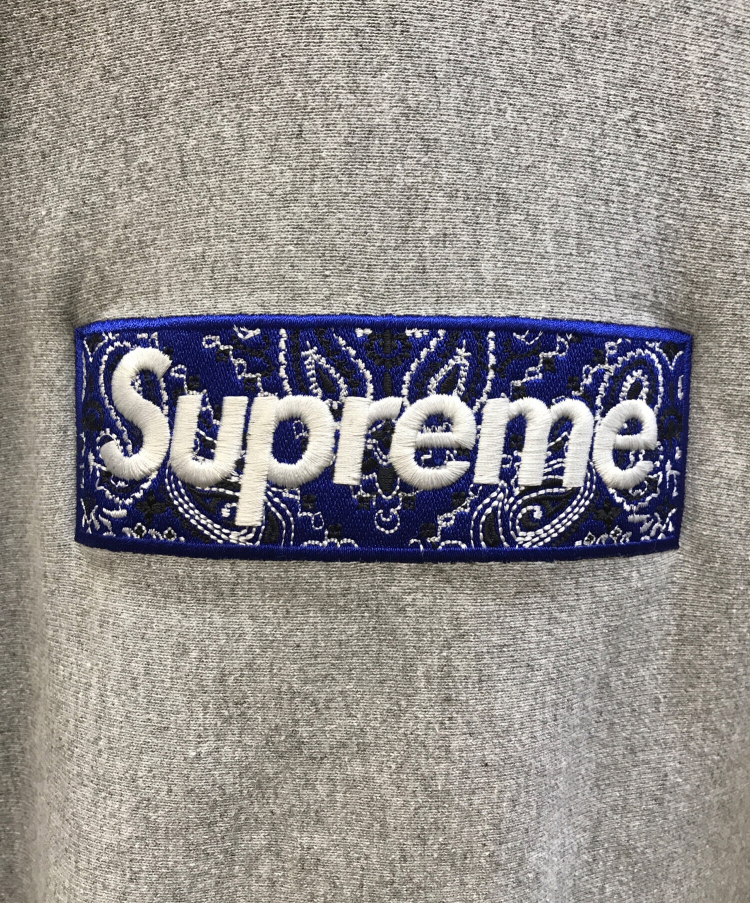 国内正規品 Supreme 19aw Bandana Box Logo Hooded Sweatshirt シュプリーム バンダナ ボックス パーカーNorth Face Baltoro NuptseピンクL 中古・古着通販SUPREME (シュプリーム) 19AW Bandana Box Logo