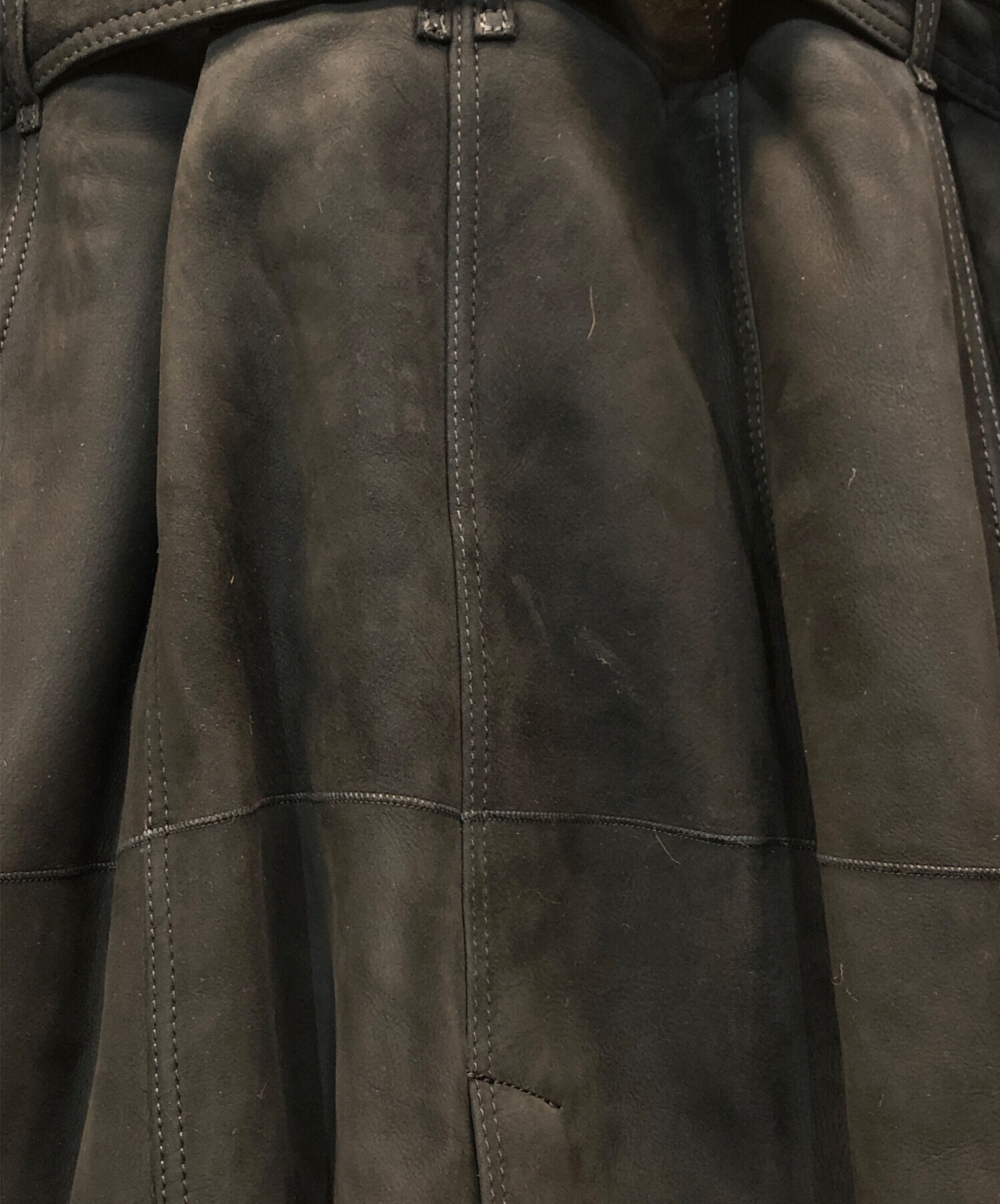 中古・古着通販】BURBERRY (バーバリー) ダブルボタンムートンコート