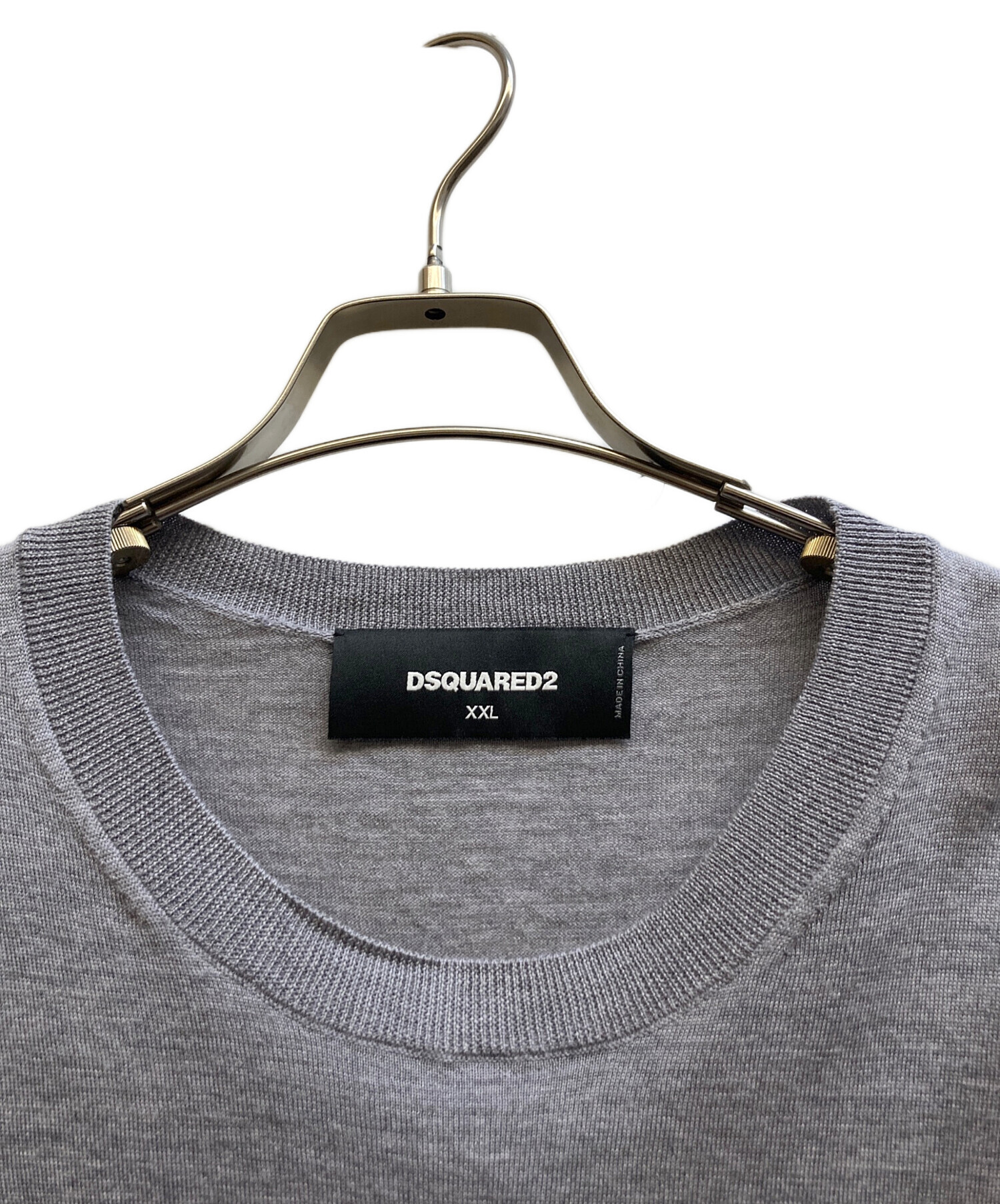中古・古着通販】DSQUARED2 (ディースクエアード) ハイゲージクルー 