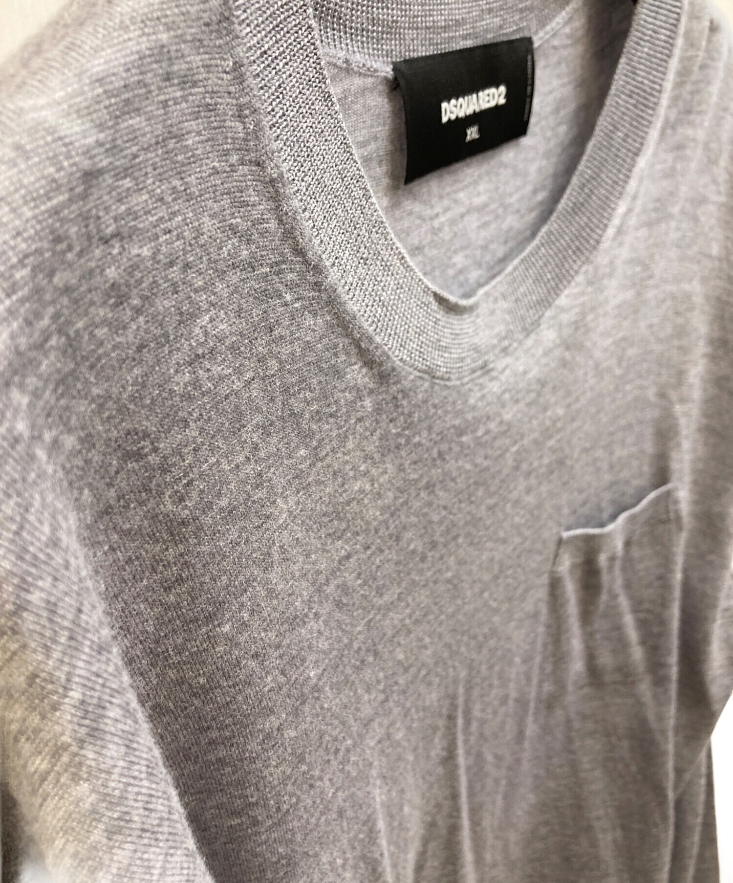 中古・古着通販】DSQUARED2 (ディースクエアード) ハイゲージクルー 
