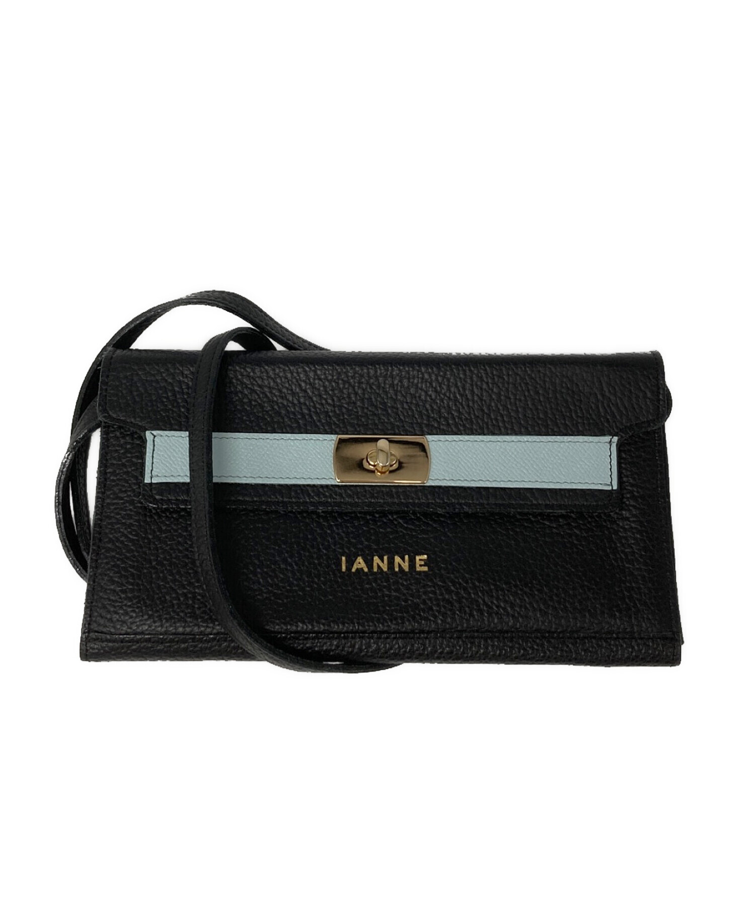 中古・古着通販】IANNE (イアンヌ) ショルダーウォレット ブラック 