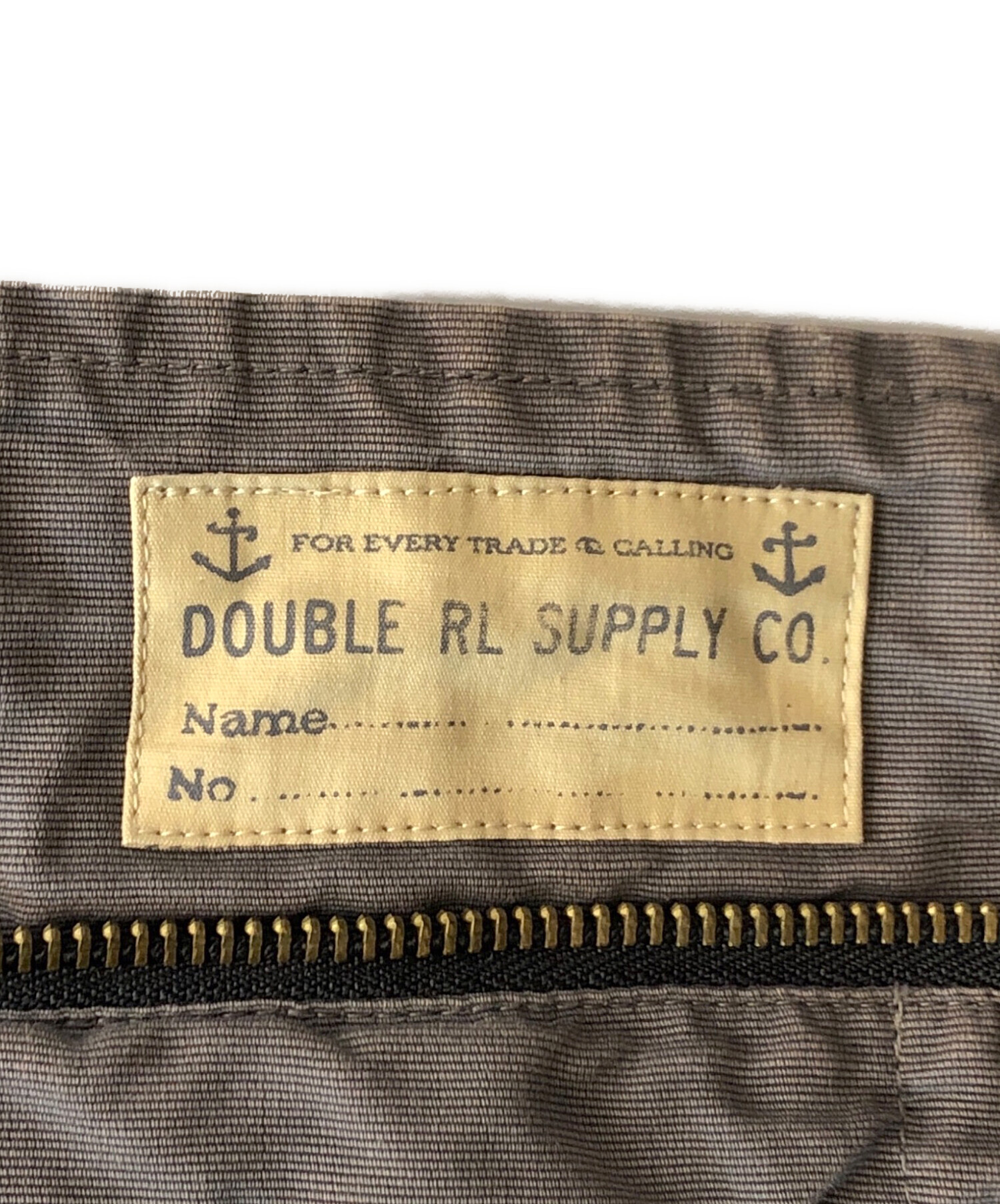 【新品・未着用】RRL レザートリム デッキジャケット RRL レザートリム コットン ボンバージャケット XS