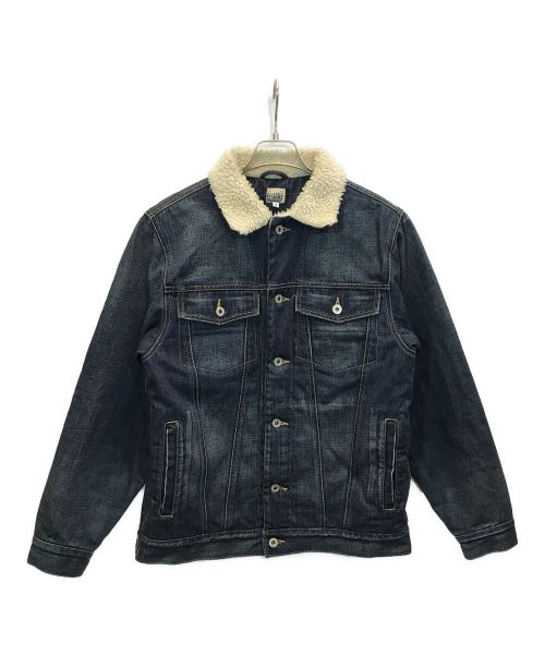 A BATHING APE NIGO着 ボア付きデニムジャケット L A BATHING APE NIGO着 ボア付きデニムジャケット L A BATHING APE