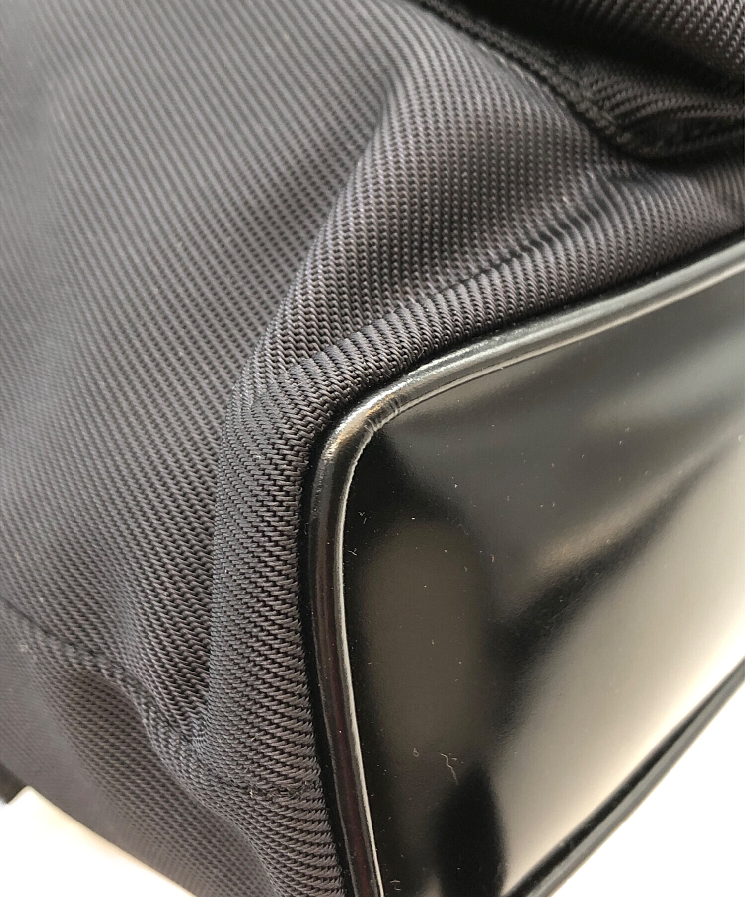 中古・古着通販】GUCCI (グッチ) エナメル×ナイロンコンビ バンブー 