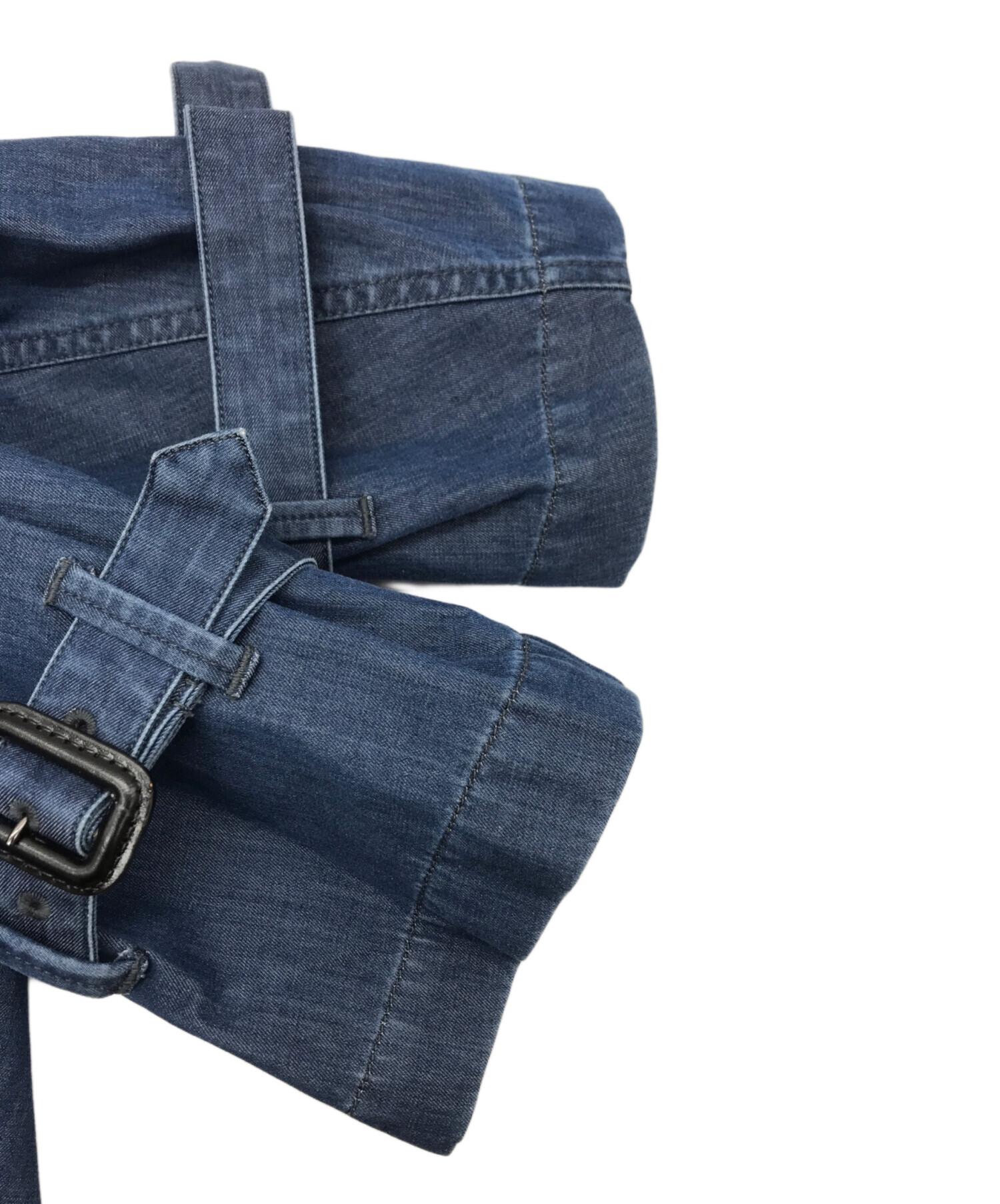 中古・古着通販】YANUK (ヤヌーク) デニムトレンチコート インディゴ