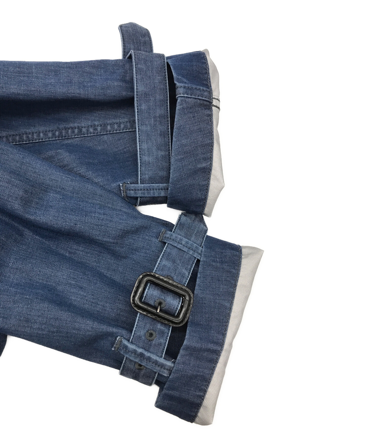 中古・古着通販】YANUK (ヤヌーク) デニムトレンチコート インディゴ