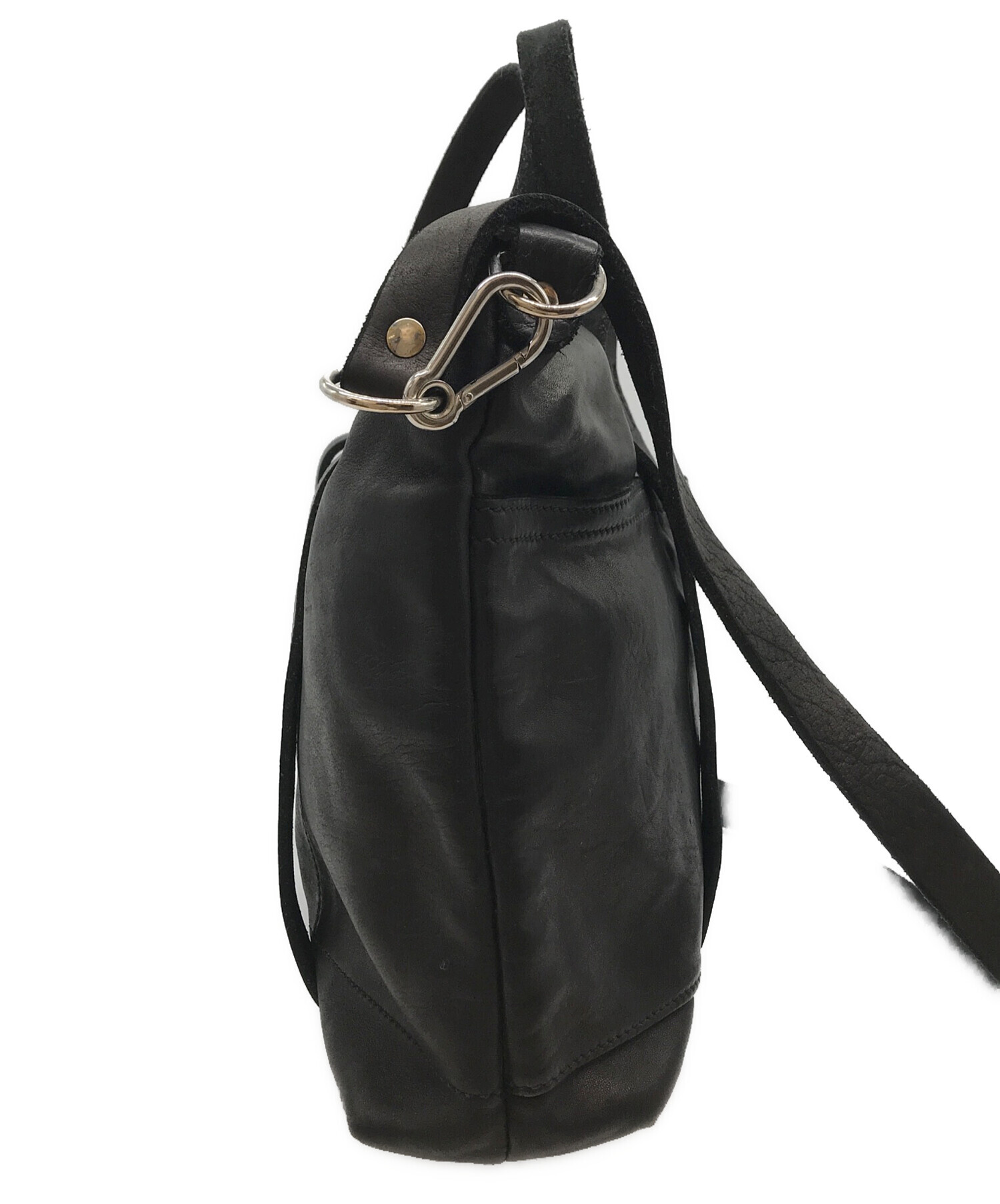 GUIDI M10 SOFT HORSE MESSENGER BAG 美中古 GUIDI（グイディ） ショルダーバッグ M10 SOFT HORSE FULL GRAIN