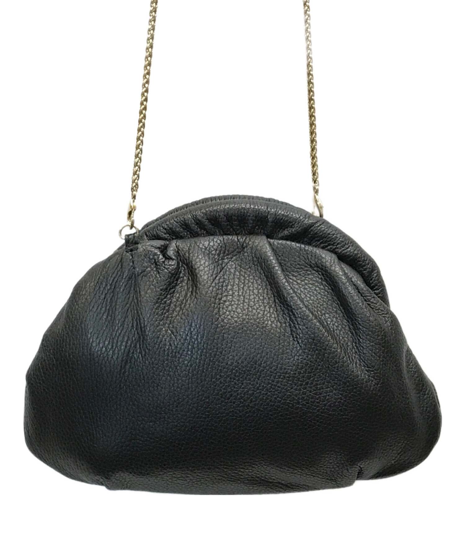 FURLA フルラ バッグ 黒 ブラック チェーン FURLAフルラ黒ミニバッグ