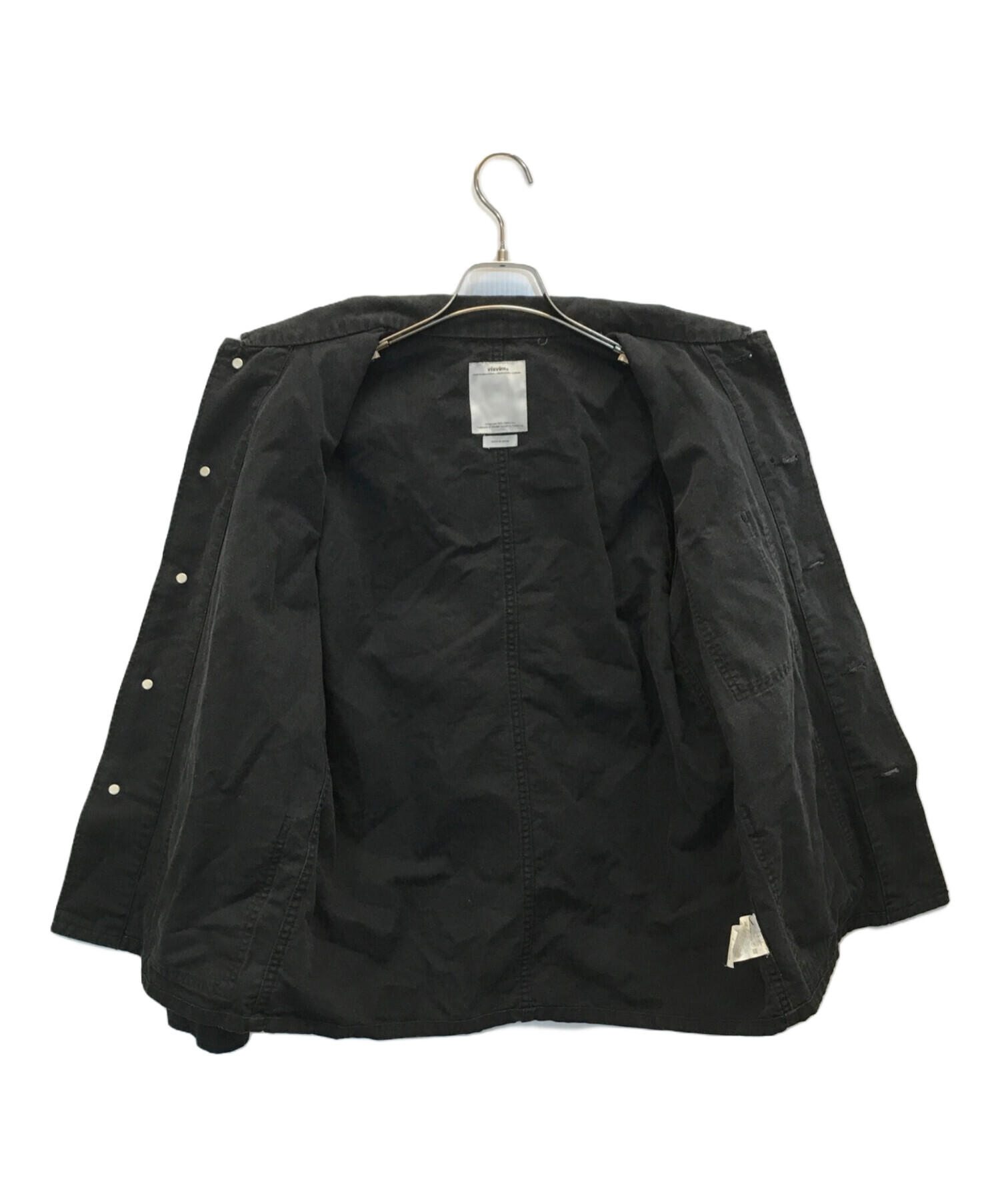 中古・古着通販】VISVIM (ビズビム) TRAVAIL COVERALL ブラック サイズ