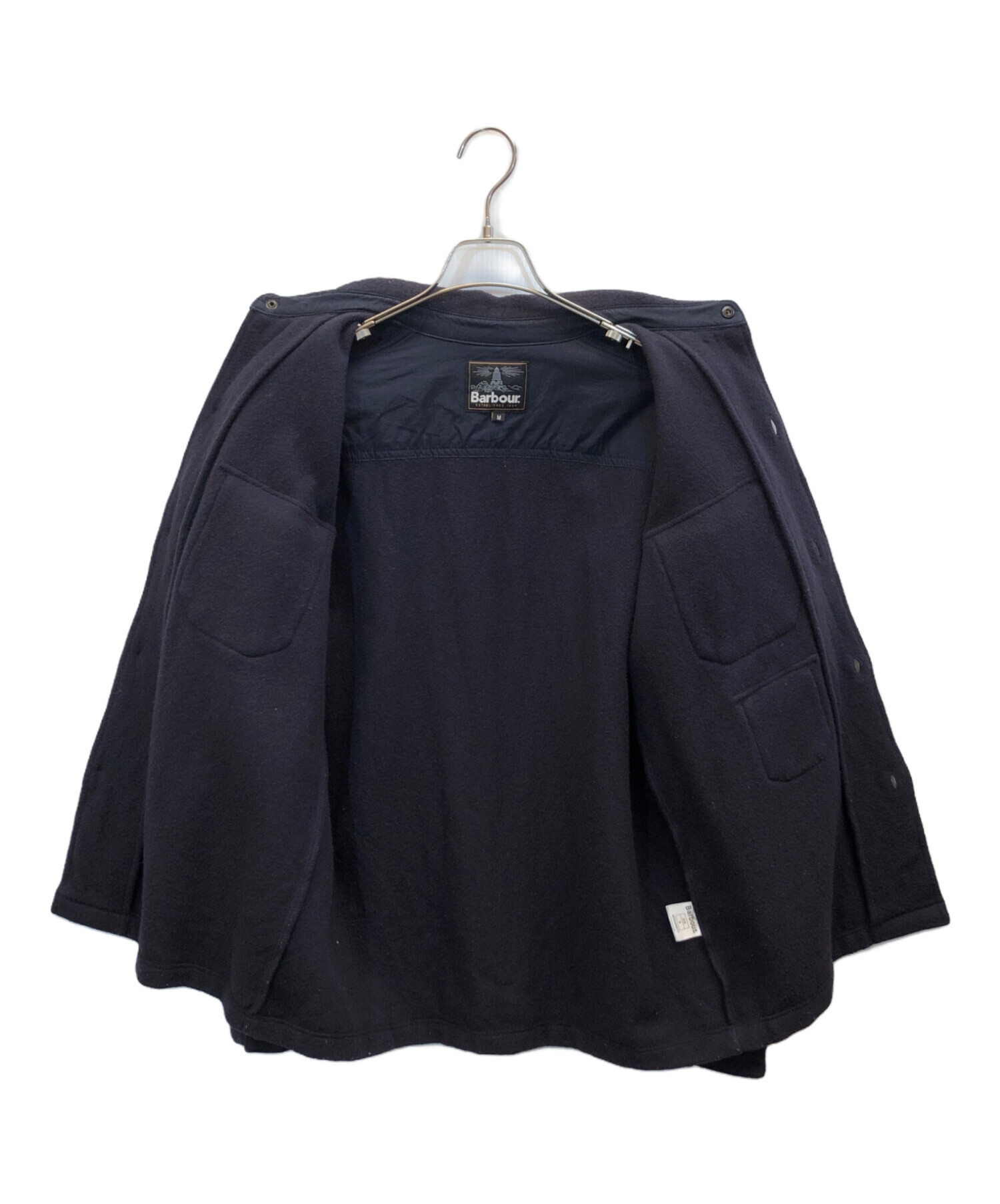中古・古着通販】Barbour (バブアー) CPOシャツジャケット ネイビー 