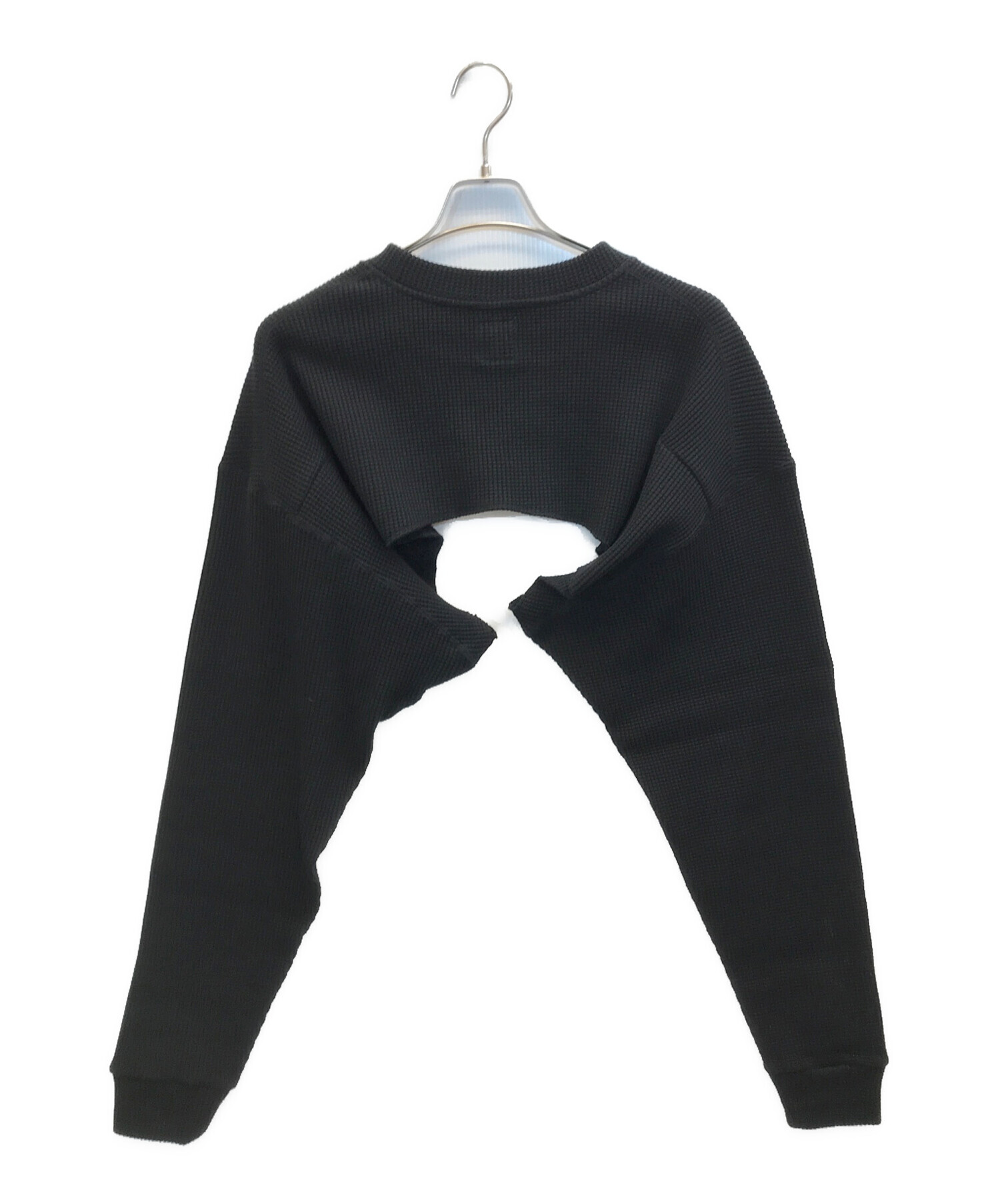 名作！サンシー SUNSEA サーマル x スウェット切替え レイヤード 「Broken 3way Hood/壊れたパーカー」/2