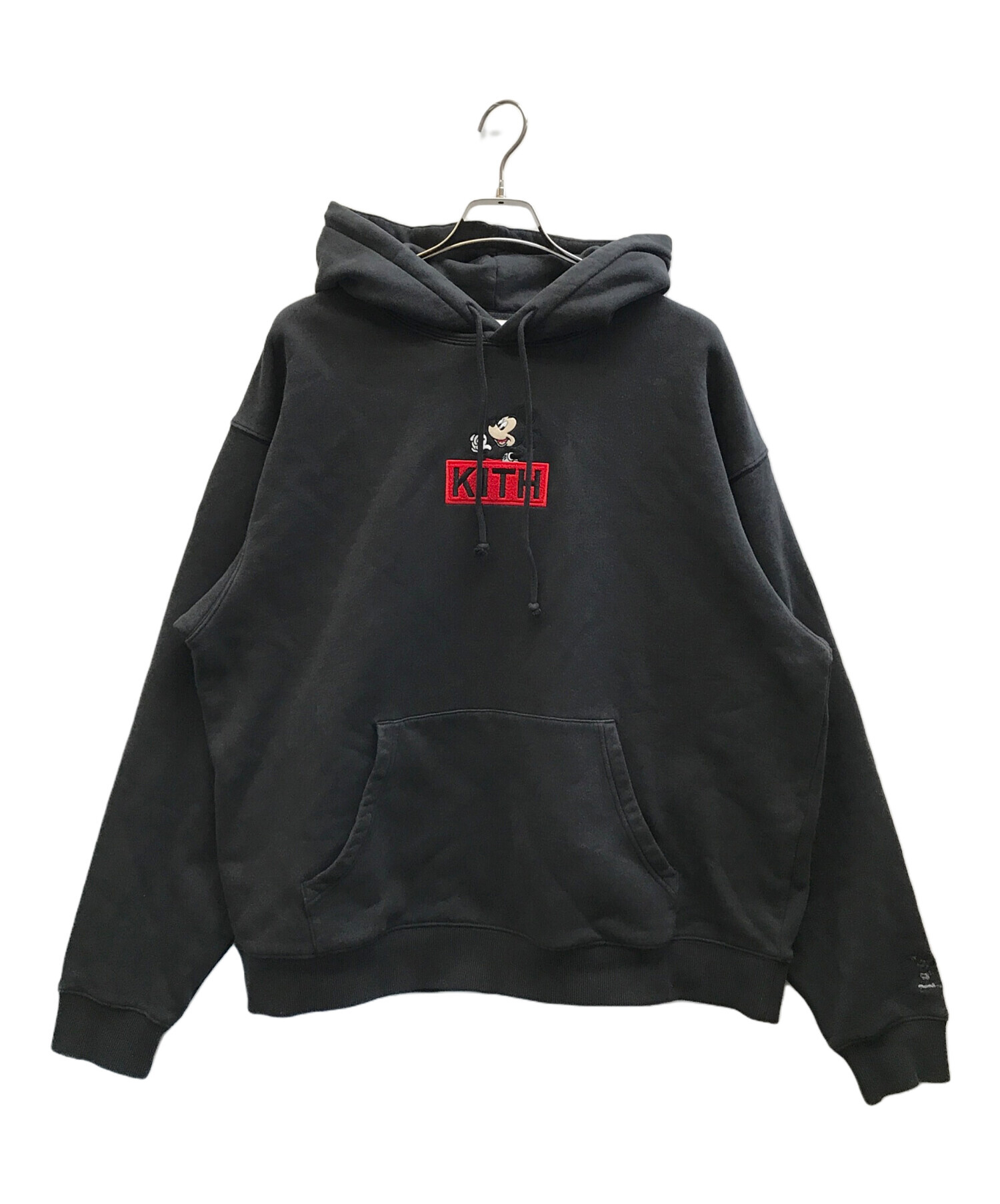 KITH ボックスロゴスウェット サイズM サイバーマンデー ブラック USED