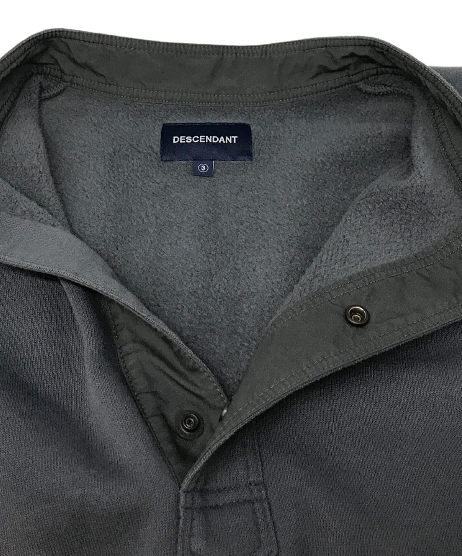 中古・古着通販】DESCENDANT (ディセンダント) VOIL HENLEY NECK