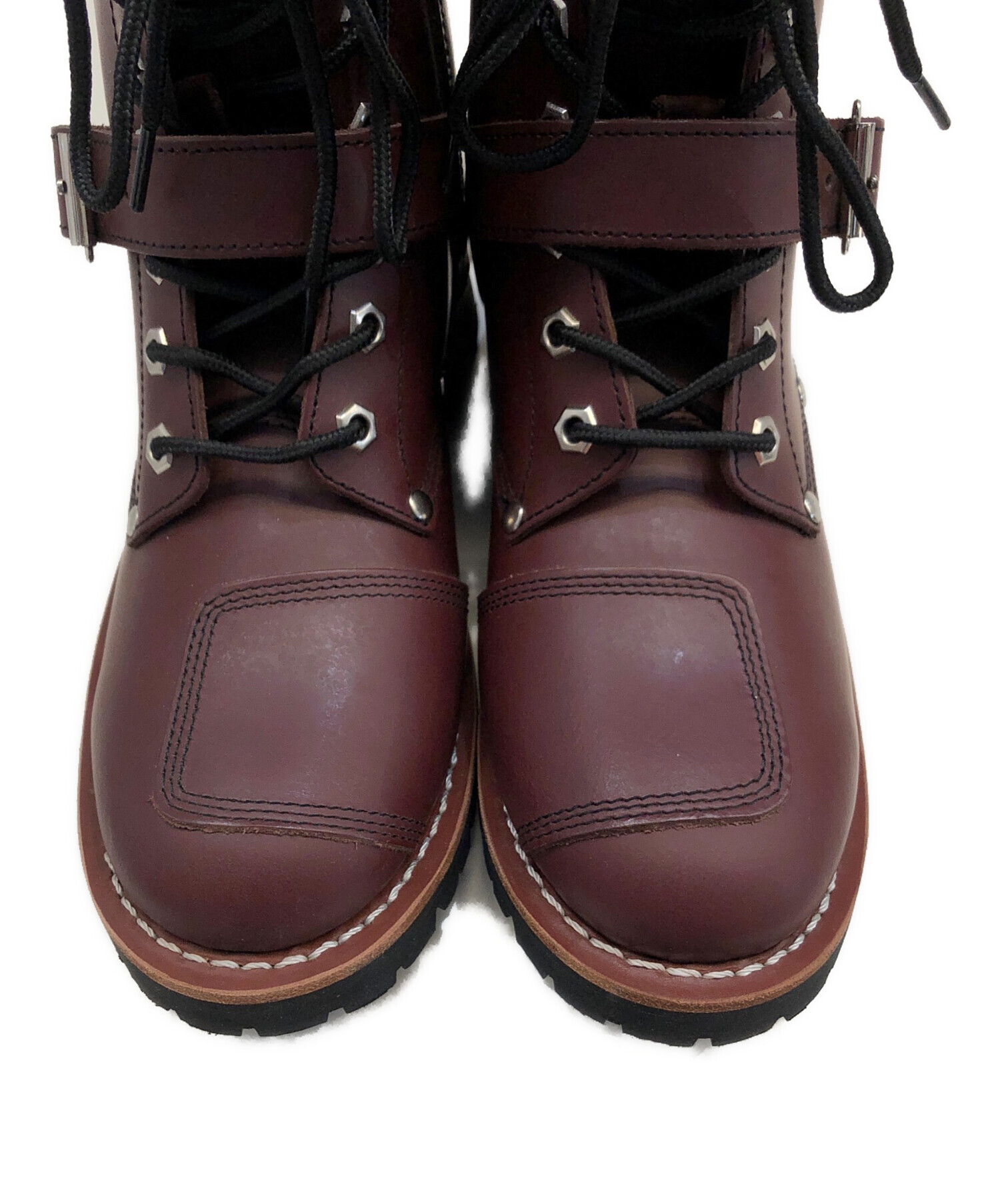 中古・古着通販】AVIREX (アヴィレックス) ライダースブーツ ブラウン