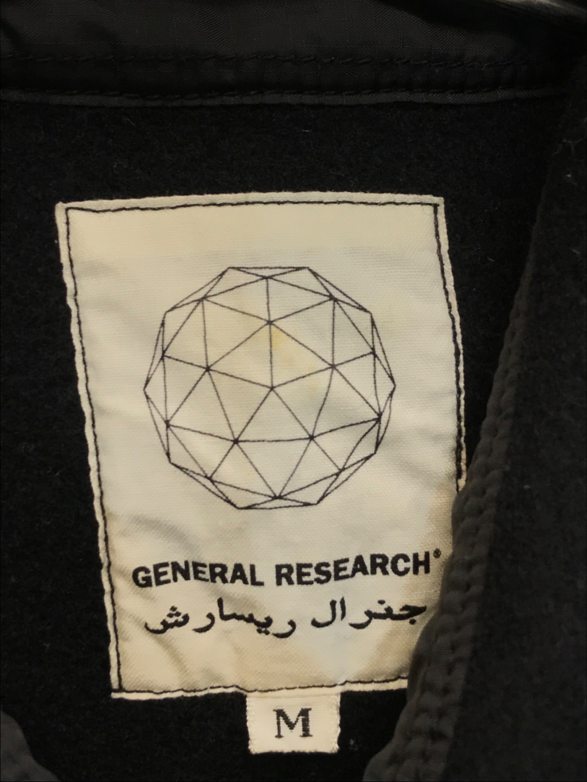 General Research 2000年代 コットンジャケット　背面ロゴ入り General Research 2000年代 コットンジャケット 背面ロゴ入り General