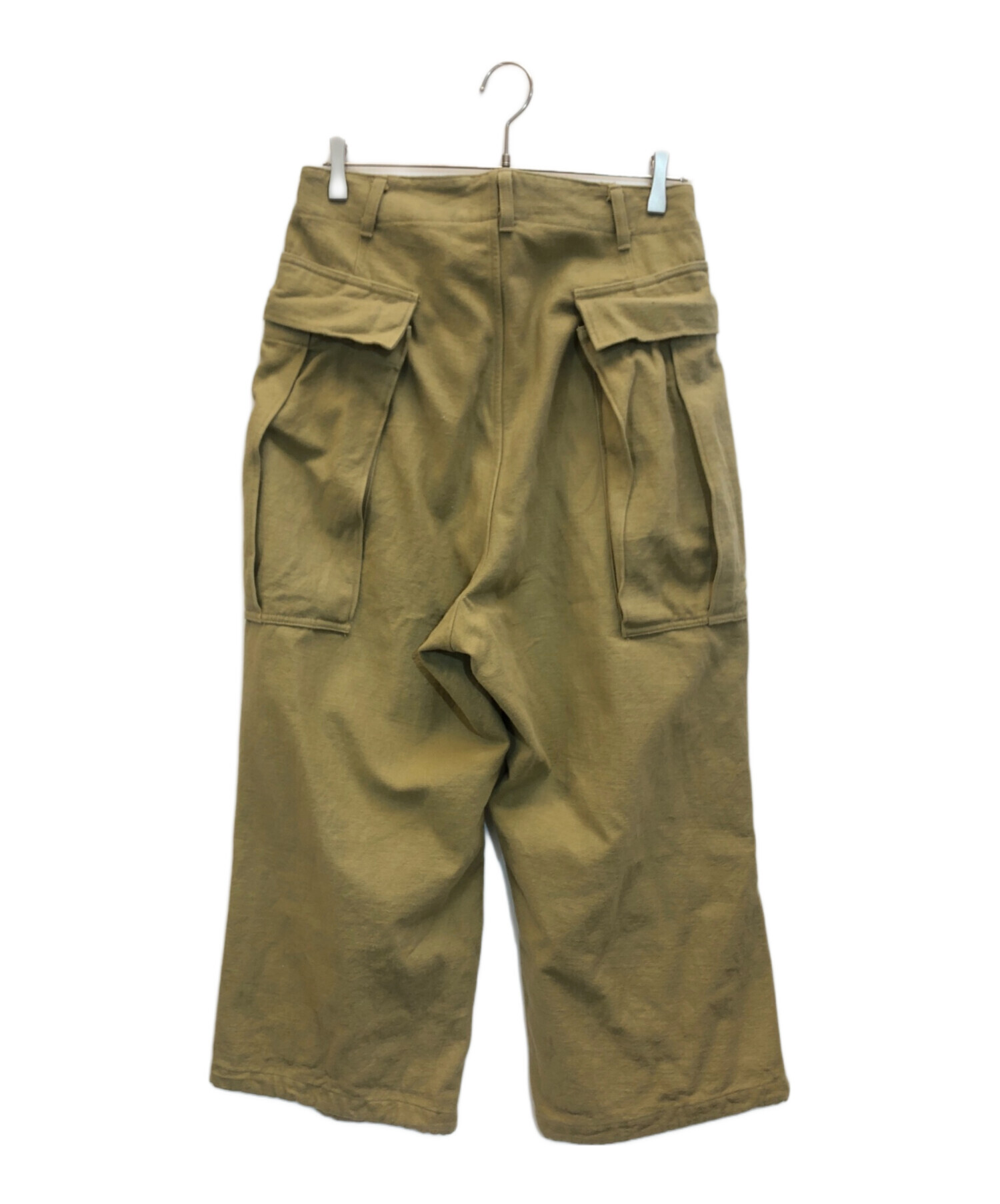 中古・古着通販】HERILL (ヘリル) Denim Cargo Pants ベージュ サイズ
