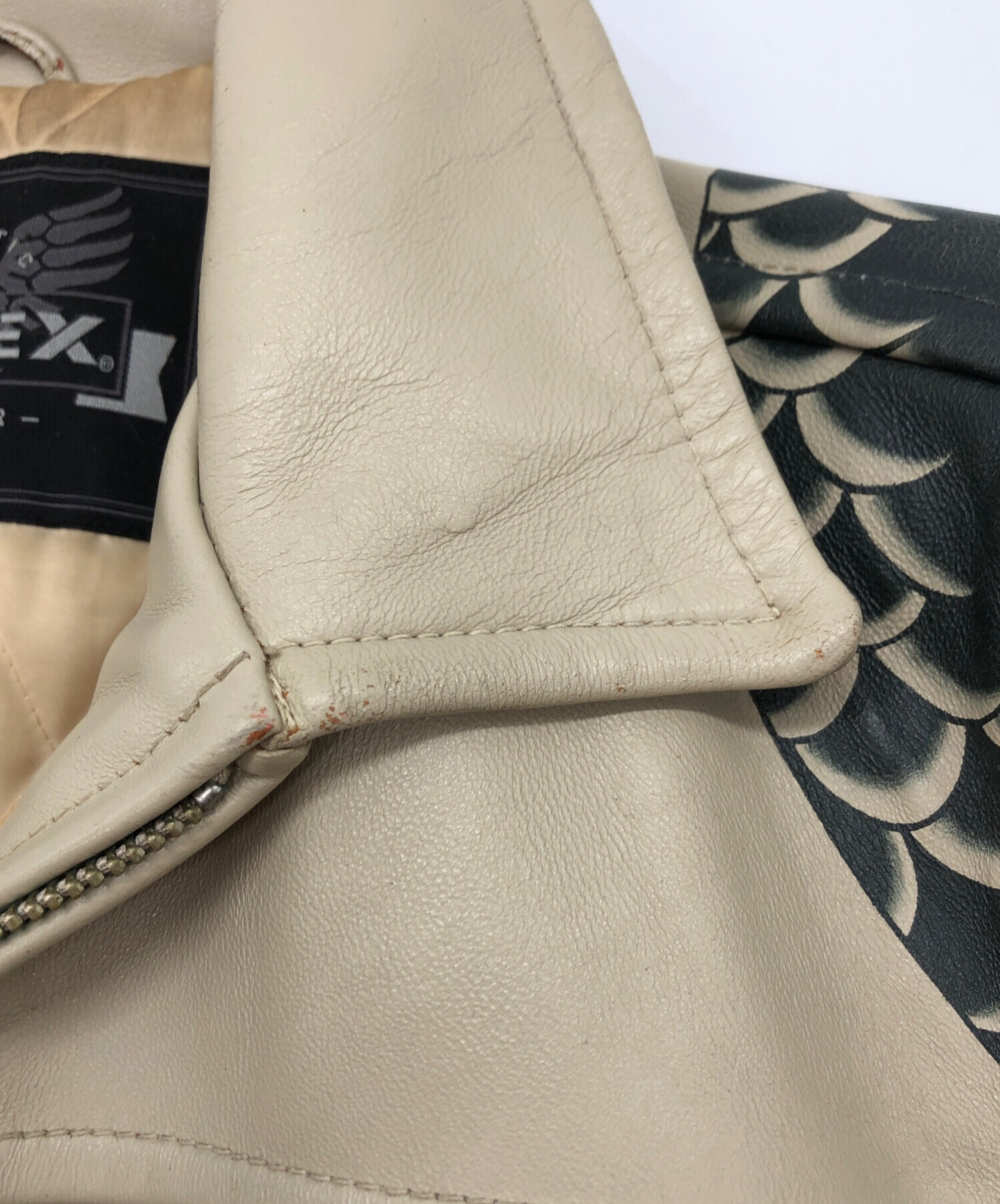 中古・古着通販】AVIREX (アヴィレックス) シングルレザージャケット