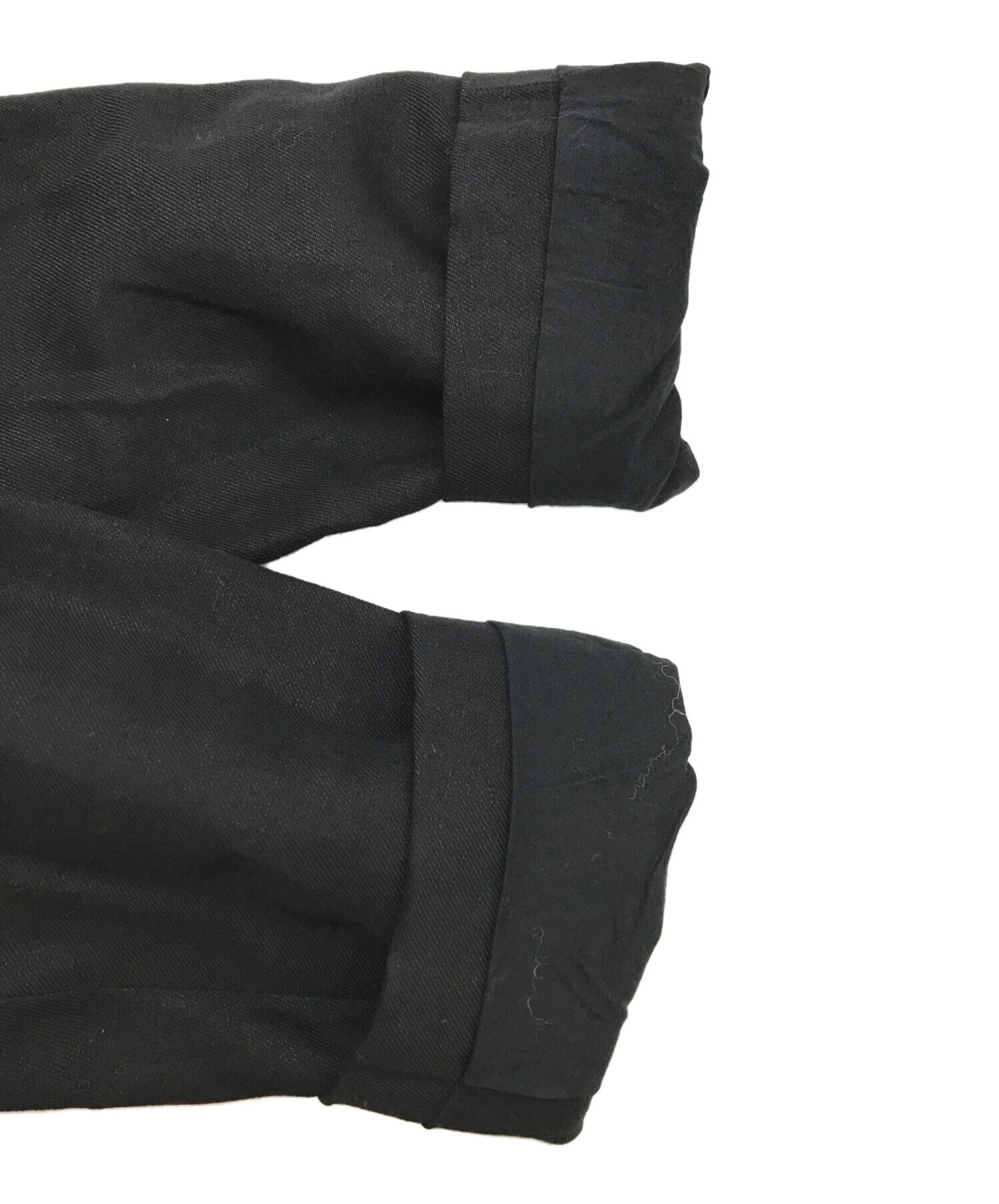 24SS 完売品✨BACCA ウールリネンギャバジンテーラードジャケット 黒36 BACCA（バッカ）の「ウールリネンギャバジン テーラードジャケット