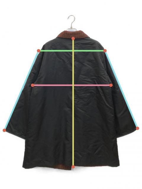 中古・古着通販】missoni (ミッソーニ) リバーシブルコート ブラック