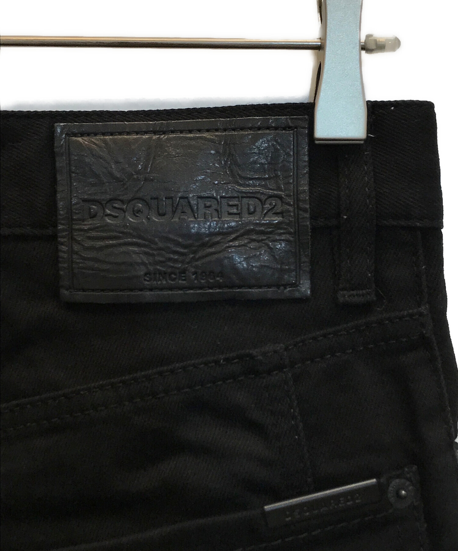希少 名作 ビッグタグ】DSQUARED2 TIDY BIKER 46 濃紺（中古・古着通販 
