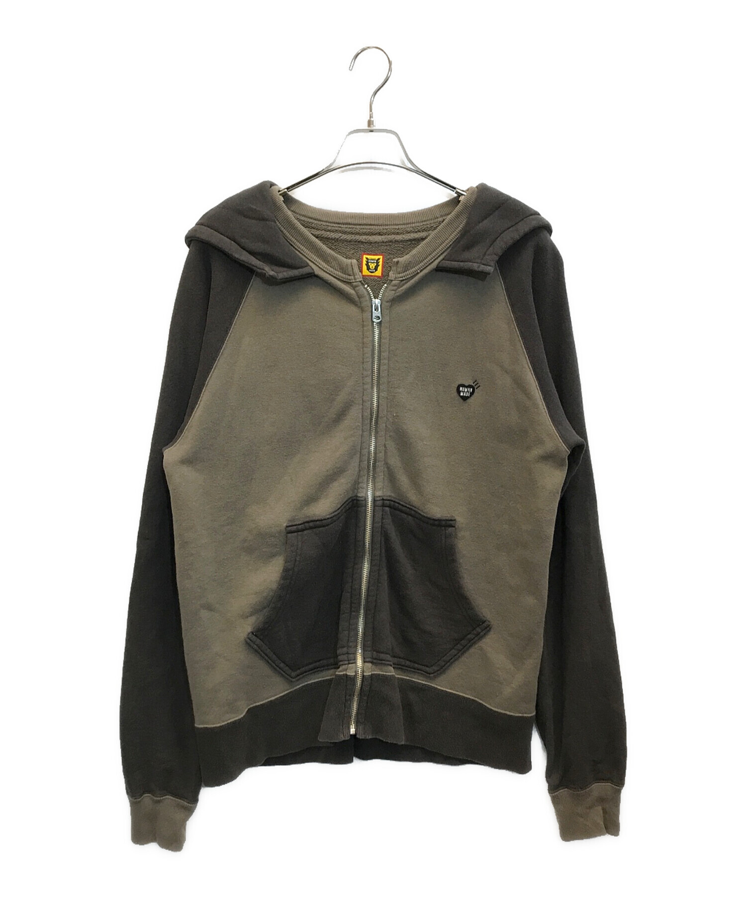 中古・古着通販】HUMAN MADE (ヒューマンメイド) ZIP-UP HOODED 