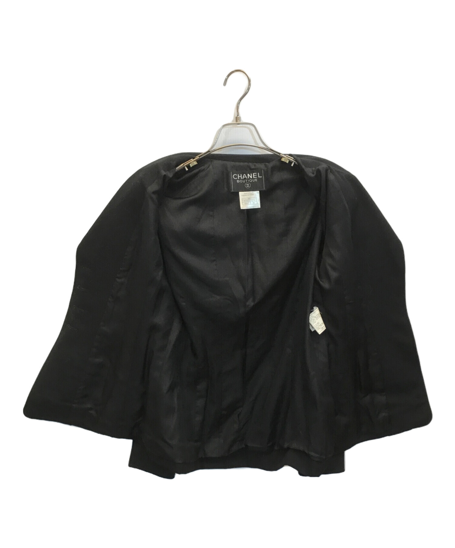 CHANEL 黒 テーラードジャケット