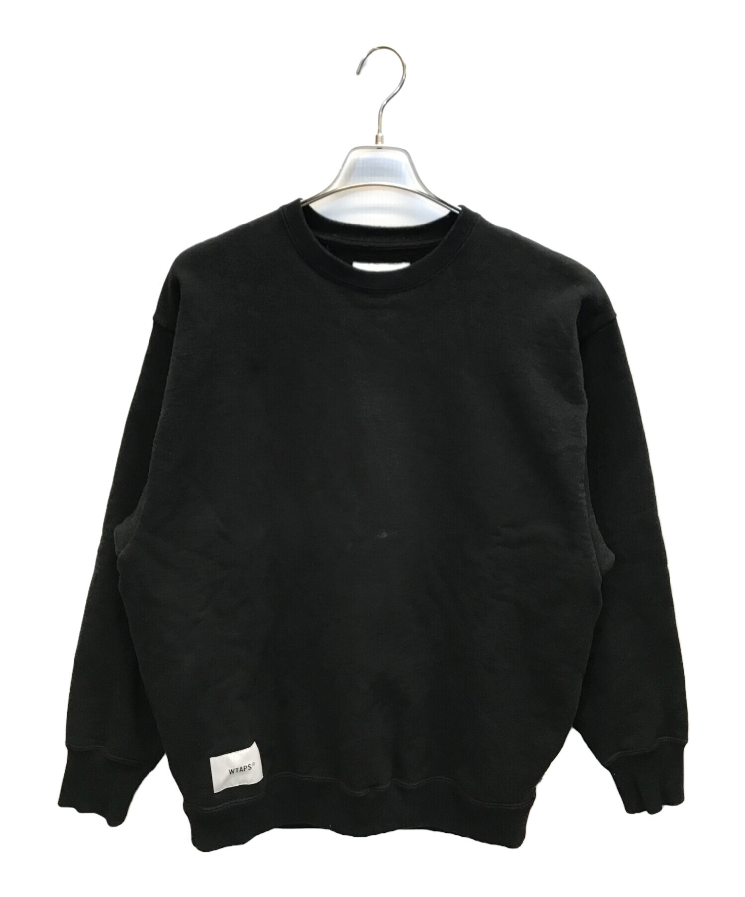 b*t様 WTAPS ブラック スウェット X 03 WTAPS Men's 03 Crew Neck Sweatshirt in Black WTAPS