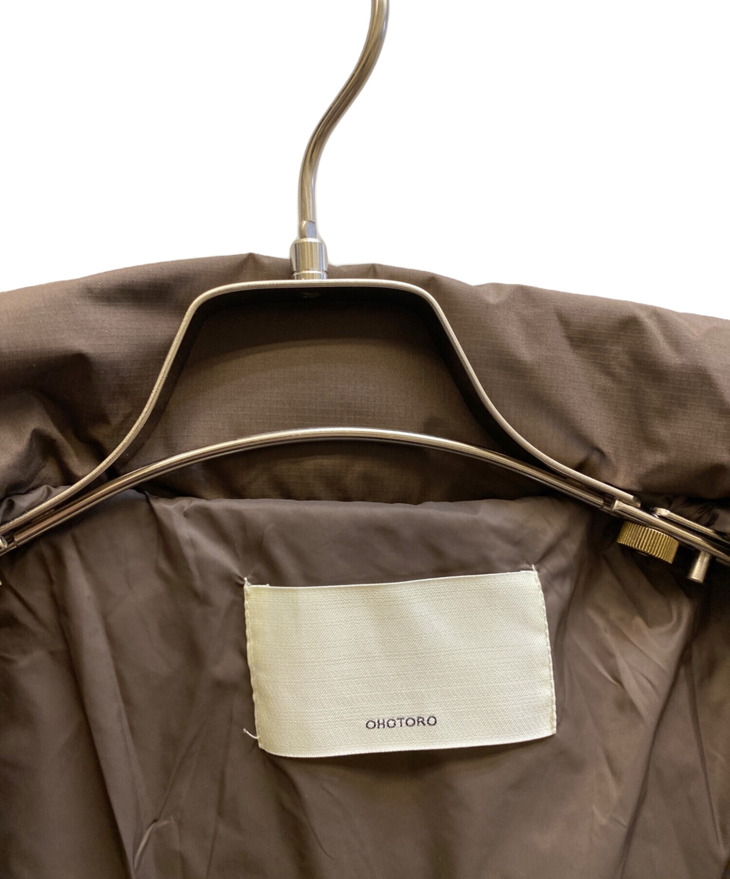 中古・古着通販】OHOTORO (オオトロ) ダウンジャケット ブラウン